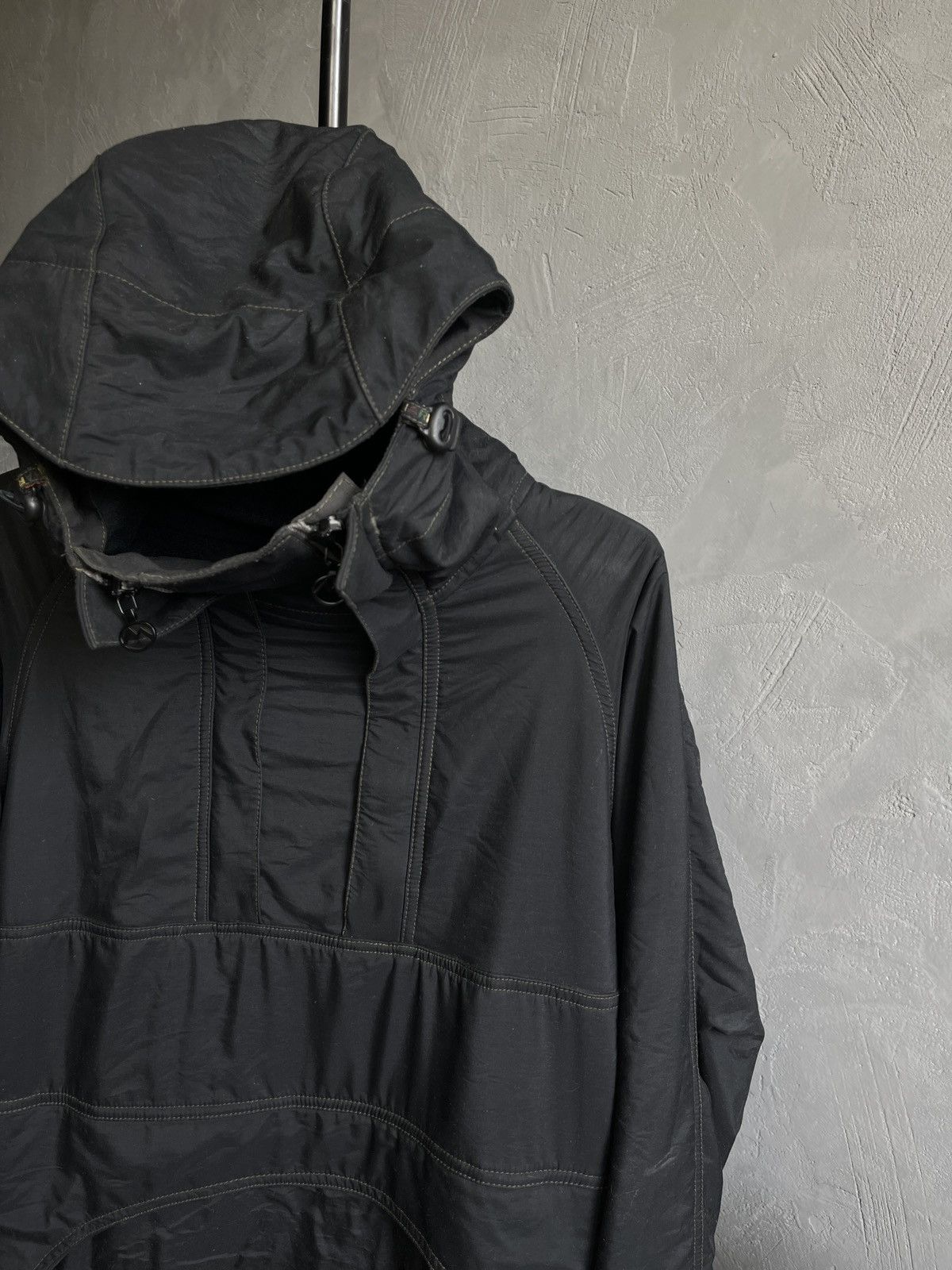 Maharishi Archive Maharishi AW99 Black Oiled Showerproof Anorak Smock Size US M / EU 48-50 / 2 - 3 Thumbnail