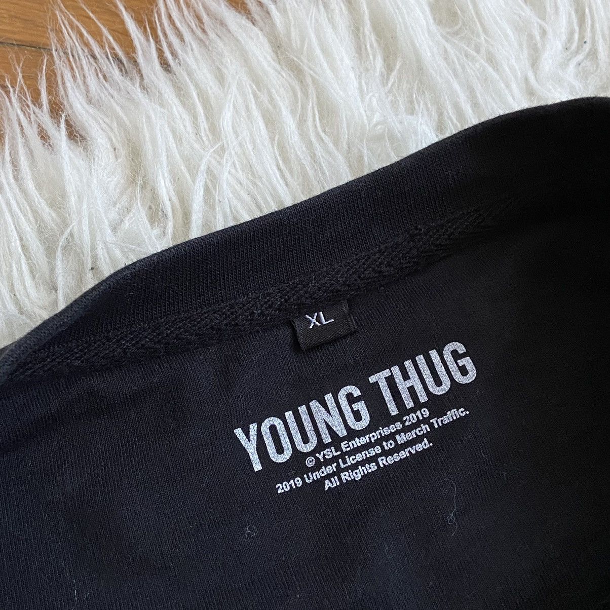 Rap Tees × Young Thug 📌 Young Thug Thugger Rap Graphic Sweatshirt Size US XL / EU 56 / 4 - 6 Thumbnail