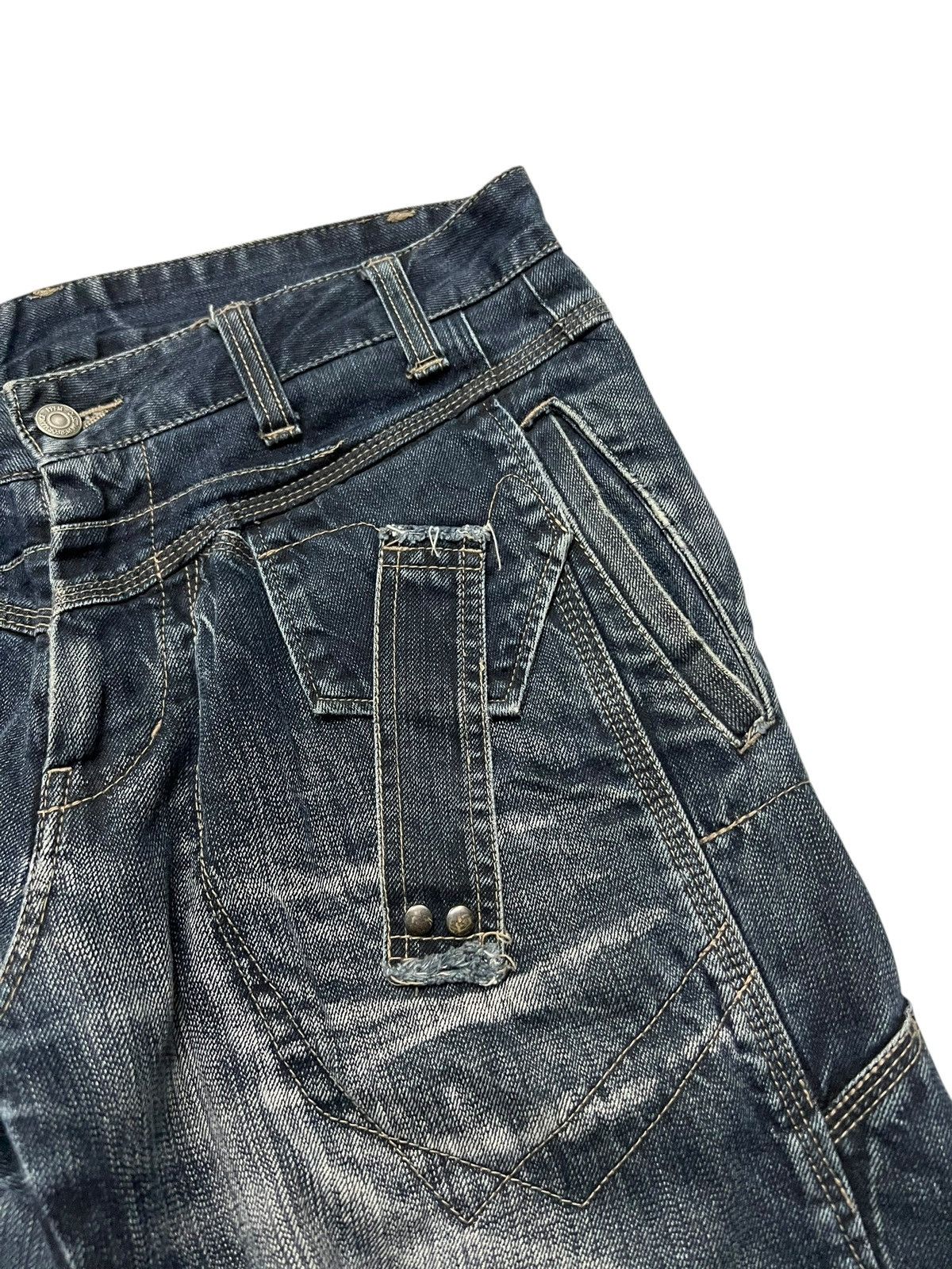 PPFM 🌈Insane PPFM Booze & Pills & Powders Multipocket Punk Jean Size US 34 / EU 50 - 10 Thumbnail