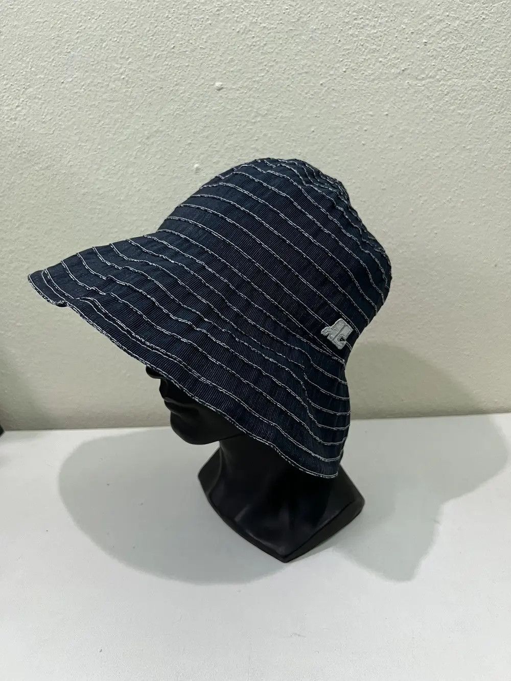 Courreges Corruges Patchwork Design Bucket Hat Size ONE SIZE - 3 Thumbnail