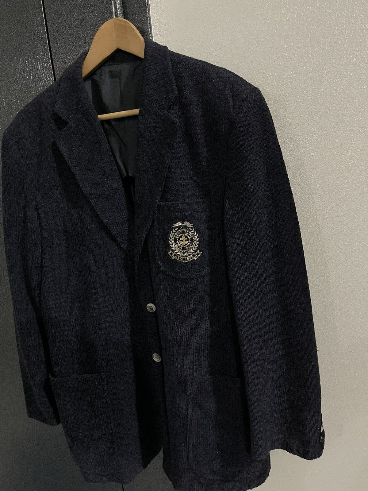 Burberry Vintage Burberrys Yacht Club Cudroy Coat Blazer Size 42L - 3 Thumbnail
