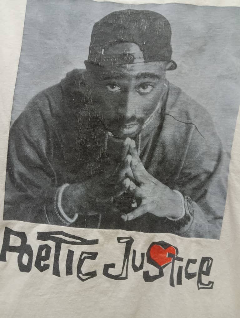 Vintage VINTAGE TUPAC AMARU SHAKUR POETIC JUSTICE Size US L / EU 52-54 / 3 - 4 Thumbnail