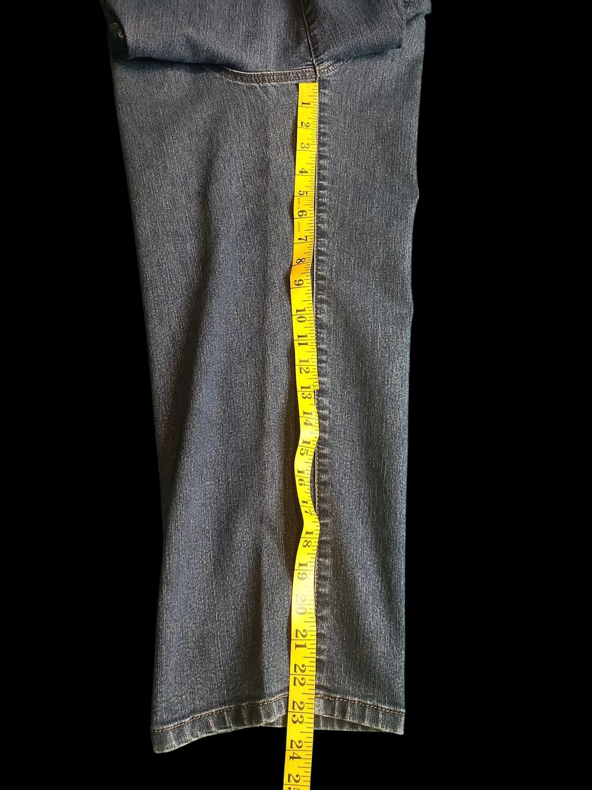 Designer JM Collection Women's Denim Pants Size 14 Size 36" / US 14 / IT 50 - 5 Thumbnail