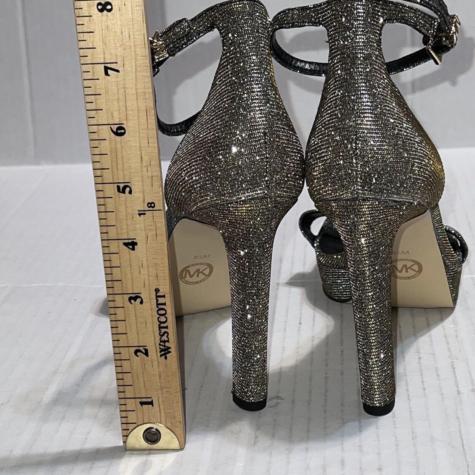 Michael Kors New Michael Kors Margot Glitter Gold Platform Heels 8.5 M Size US 8.5 / IT 38.5 - 9 Thumbnail