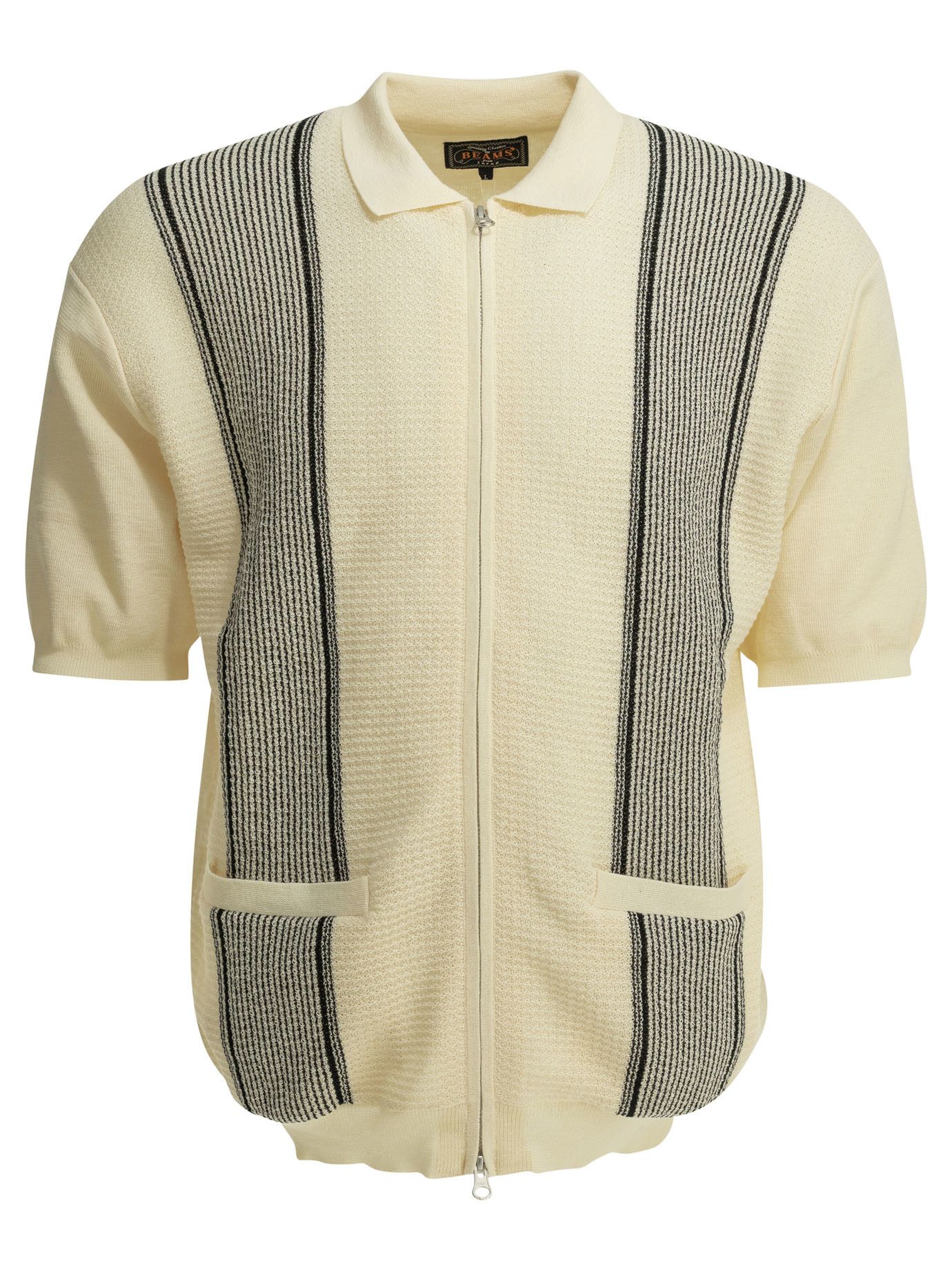 Beams Plus Beams Plus Textured Knit Zipper Polo Shirt tag size XL Men - USA Duties Paid Size US XL / EU 56 / 4 - 1 Thumbnail
