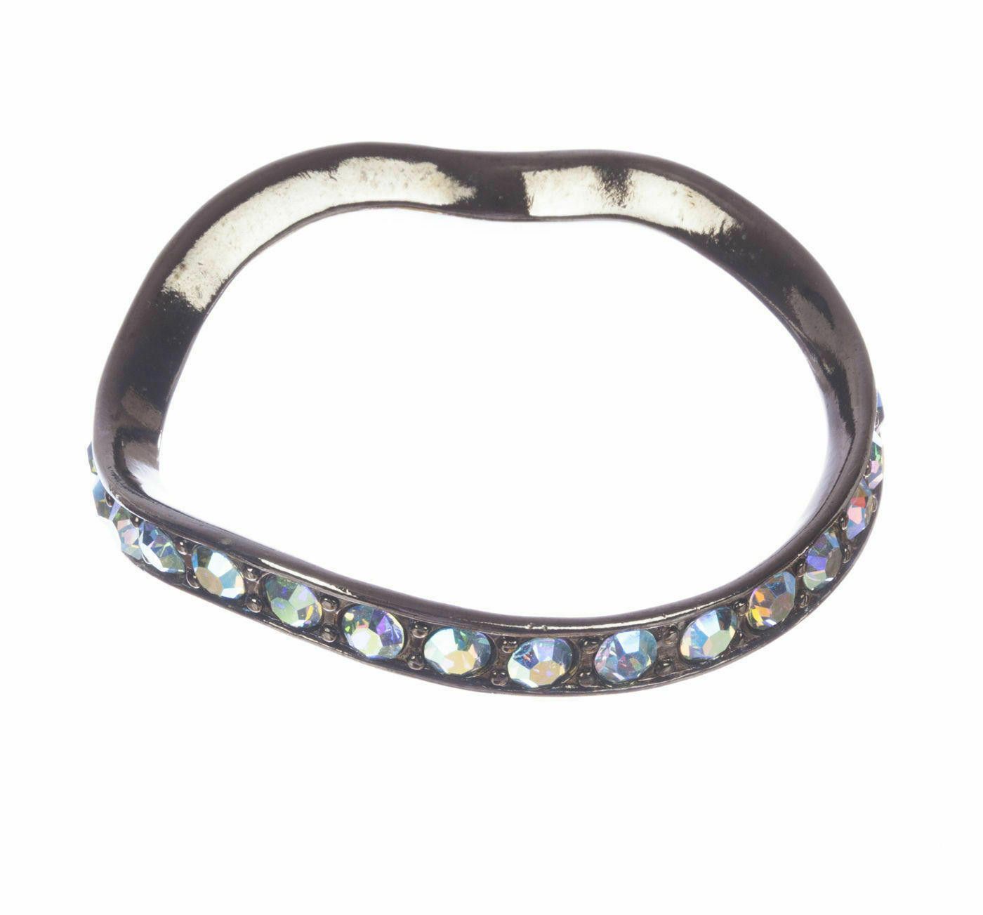 Yves Saint Laurent Yves Saint Laurent Aurora Borealis Rhinestone Bangle Size ONE SIZE - 4 Thumbnail