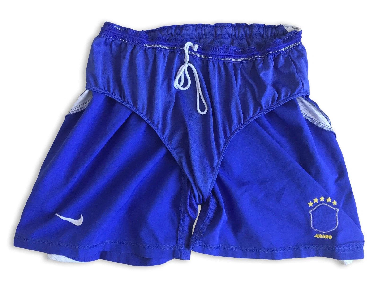 Nike Vintage Y2K NIKE BRASIL Shorts Kit Soccer Football World Cup Size US 32 / EU 48 - 7 Thumbnail