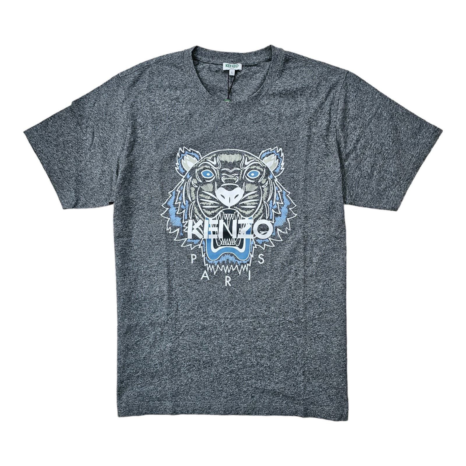Kenzo Classic Tiger Head T-Shirt Gray Size US L / EU 52-54 / 3 - 1 Thumbnail