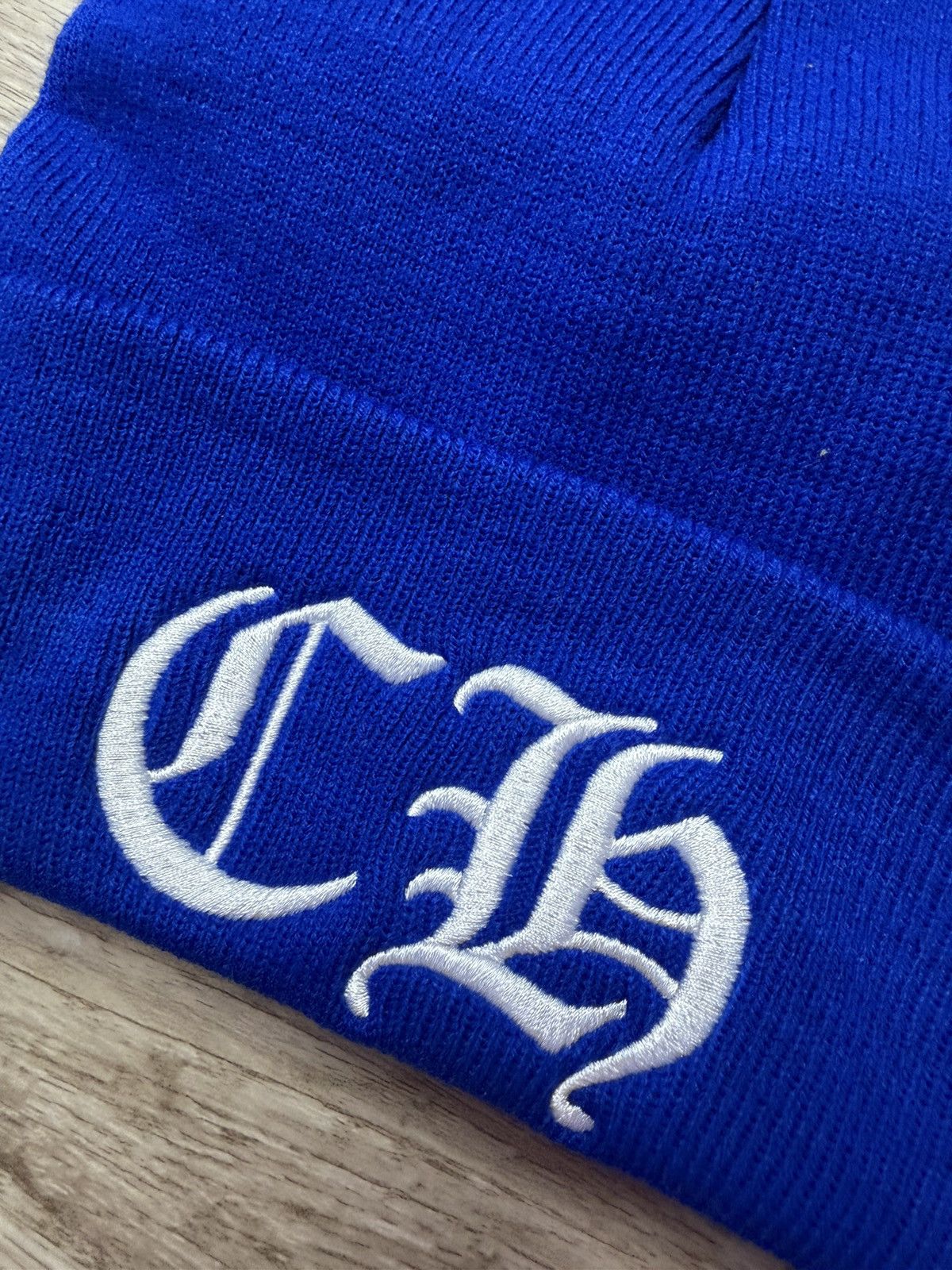 Chrome Hearts Chrome Hearts Blue CH Beanie Size ONE SIZE - 3 Thumbnail
