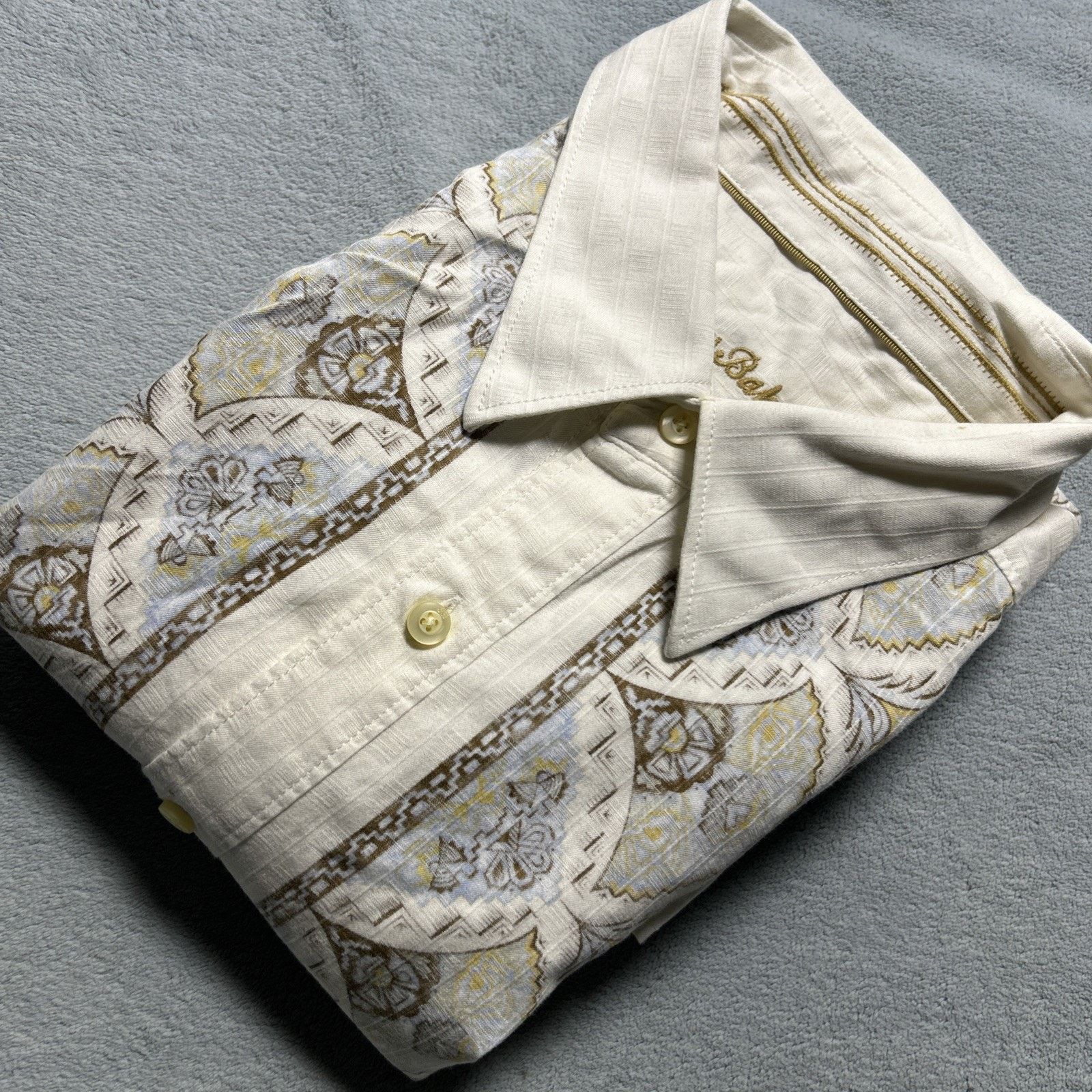 Tommy Bahama Tommy Bahama Native Button Up Shirt XL Long Sleeve Cotton Size US XL / EU 56 / 4 - 10 Thumbnail
