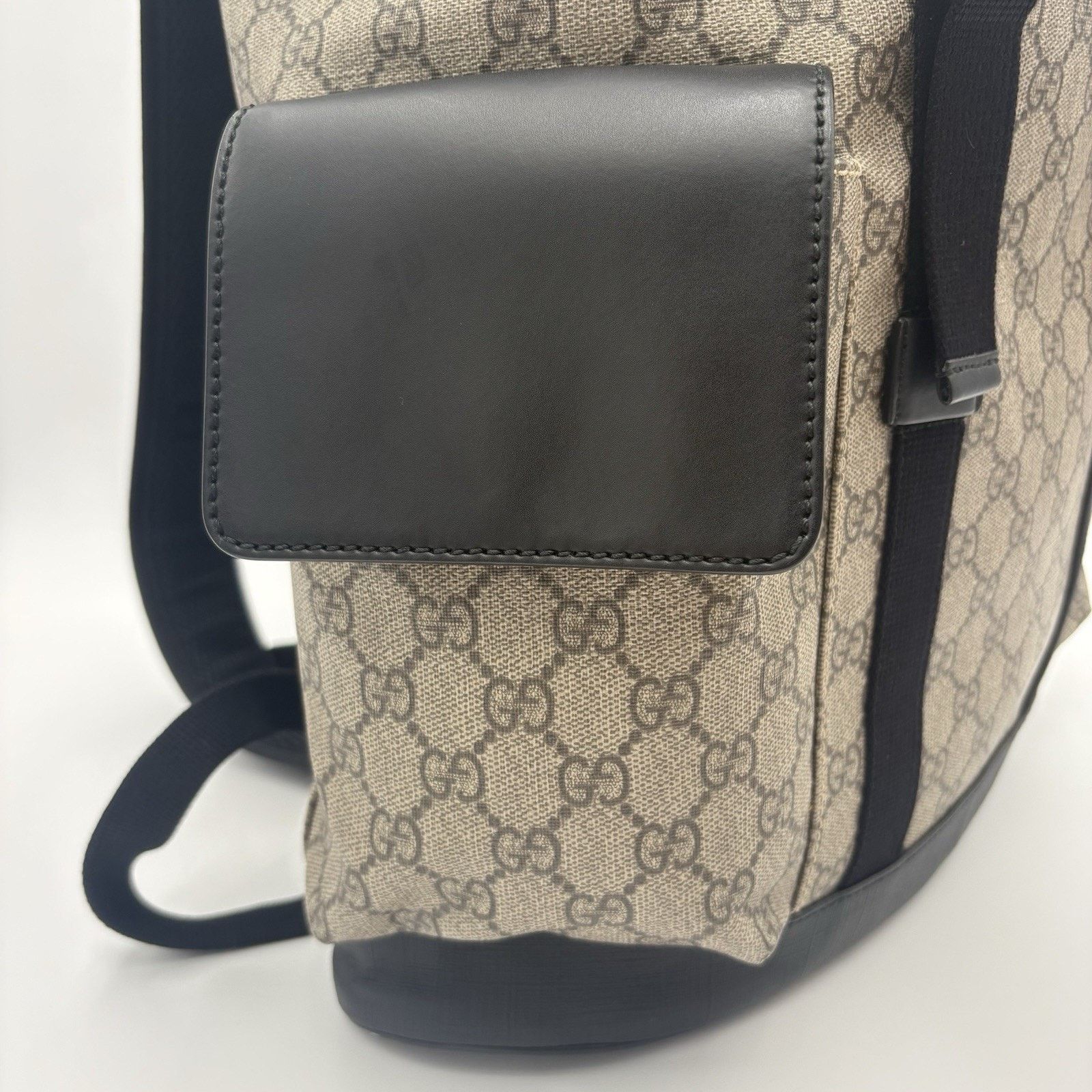 Gucci Gucci Soft Monogram GG Supreme Backpack ' Black Brown 'GREAT Size ONE SIZE - 8 Thumbnail