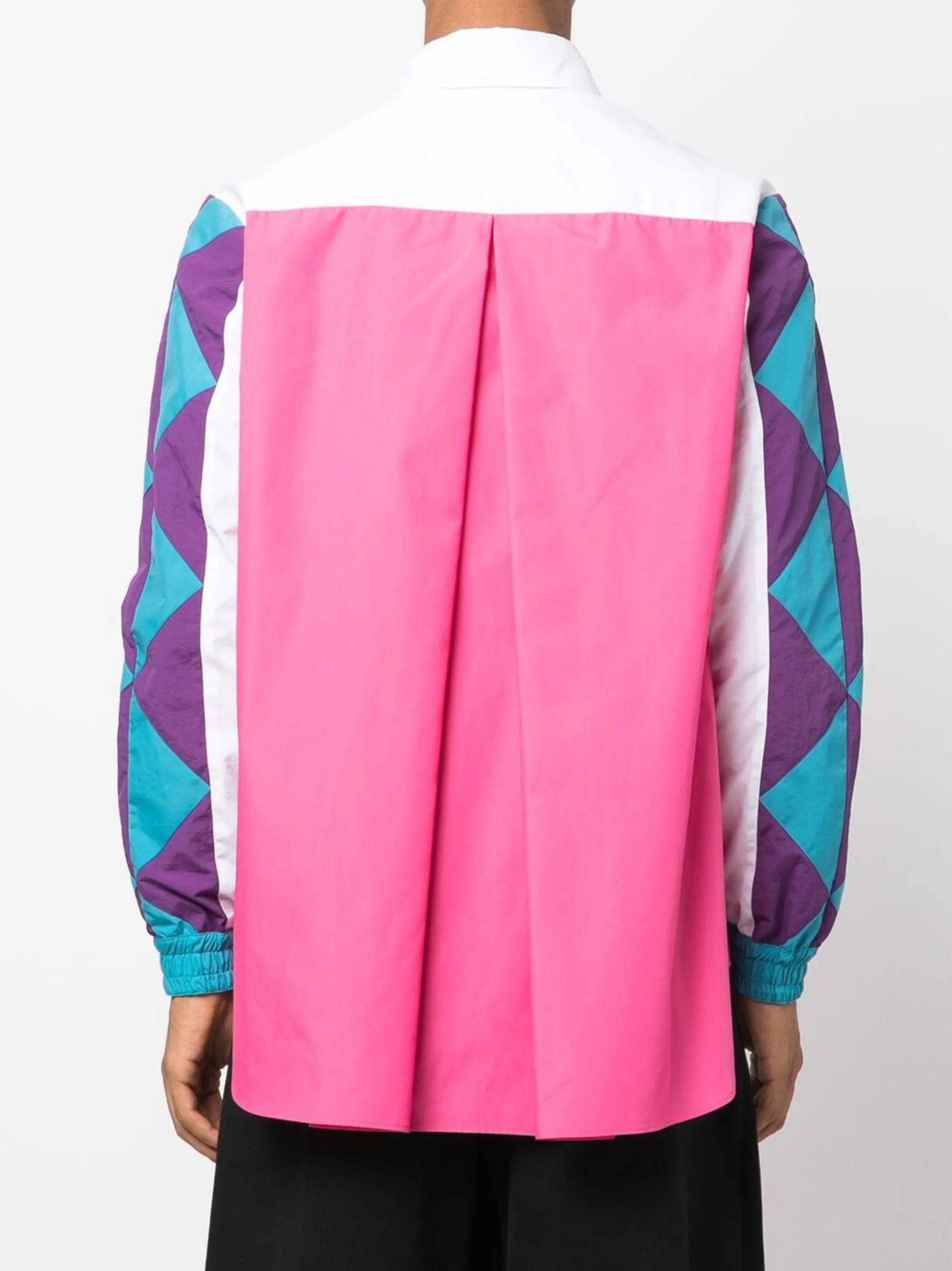 Fumito Ganryu o1tko10825 Color-Blocking Oversized Shirt in Multicolor Size US S / EU 44-46 / 1 - 4 Thumbnail