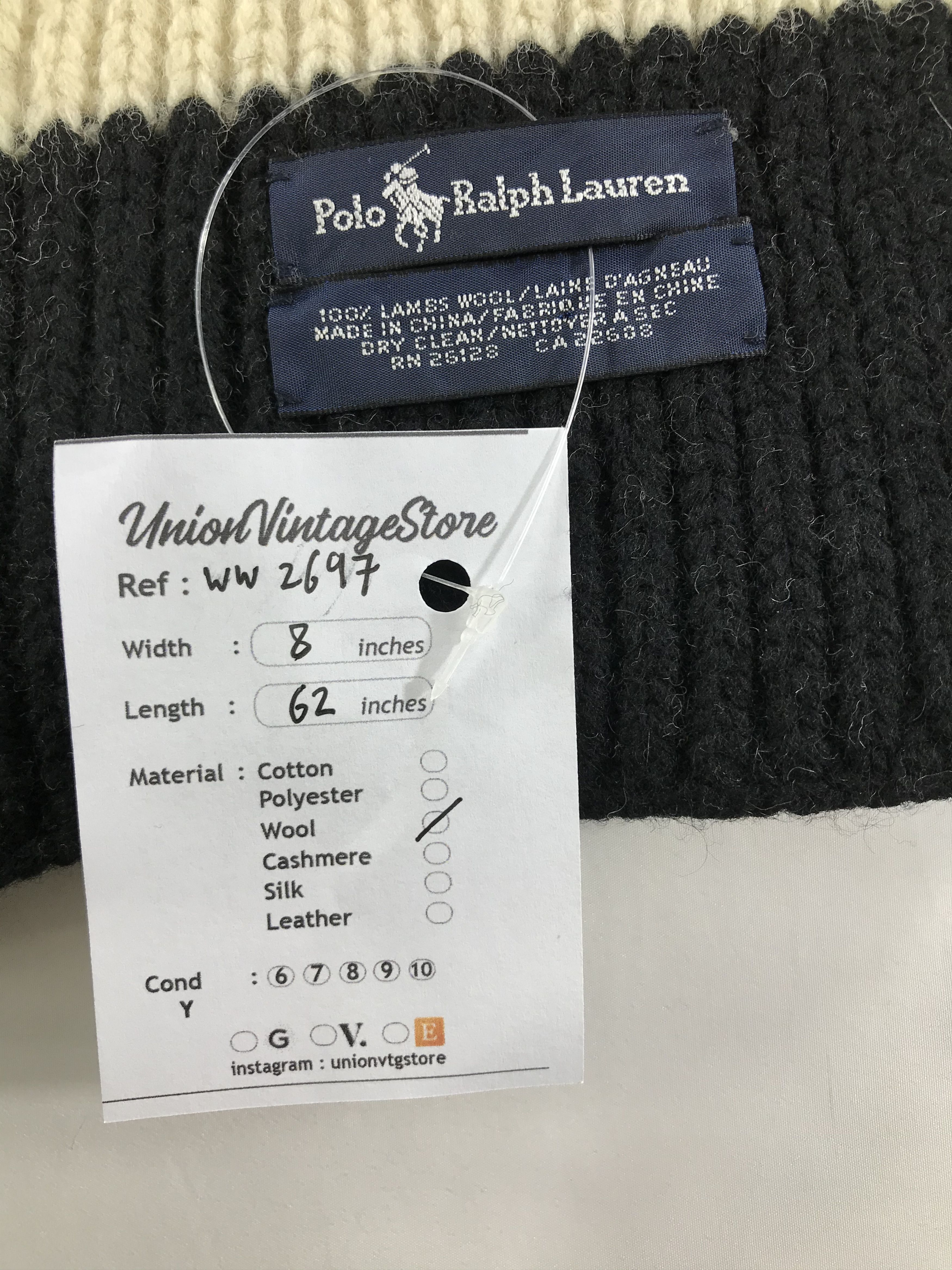 Polo Ralph Lauren × Vintage Polo Ralph Lauren Scarf / Muffler / Neckwear - 2697 Size ONE SIZE - 5 Thumbnail
