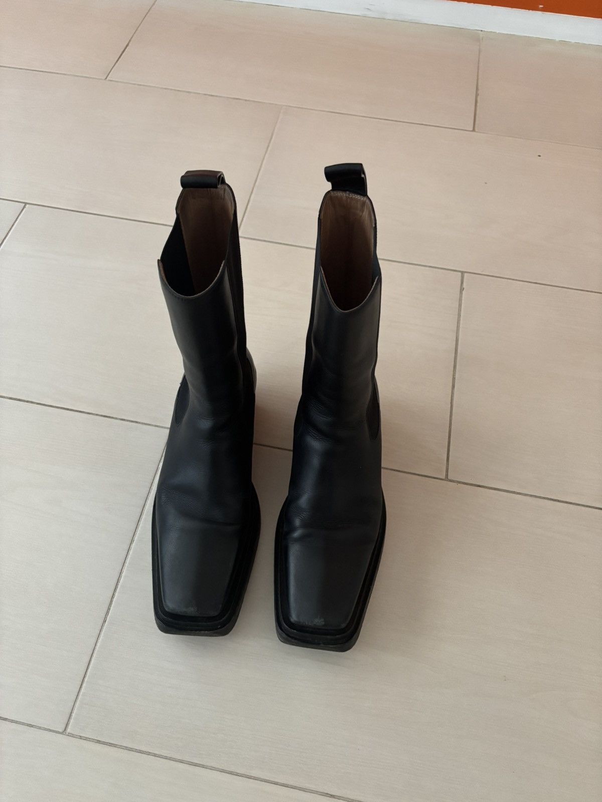 Bottega Veneta Bottega Veneta Texas Lean Boots Cowboy High Top Square Toe Size US 7 / EU 40 - 3 Thumbnail