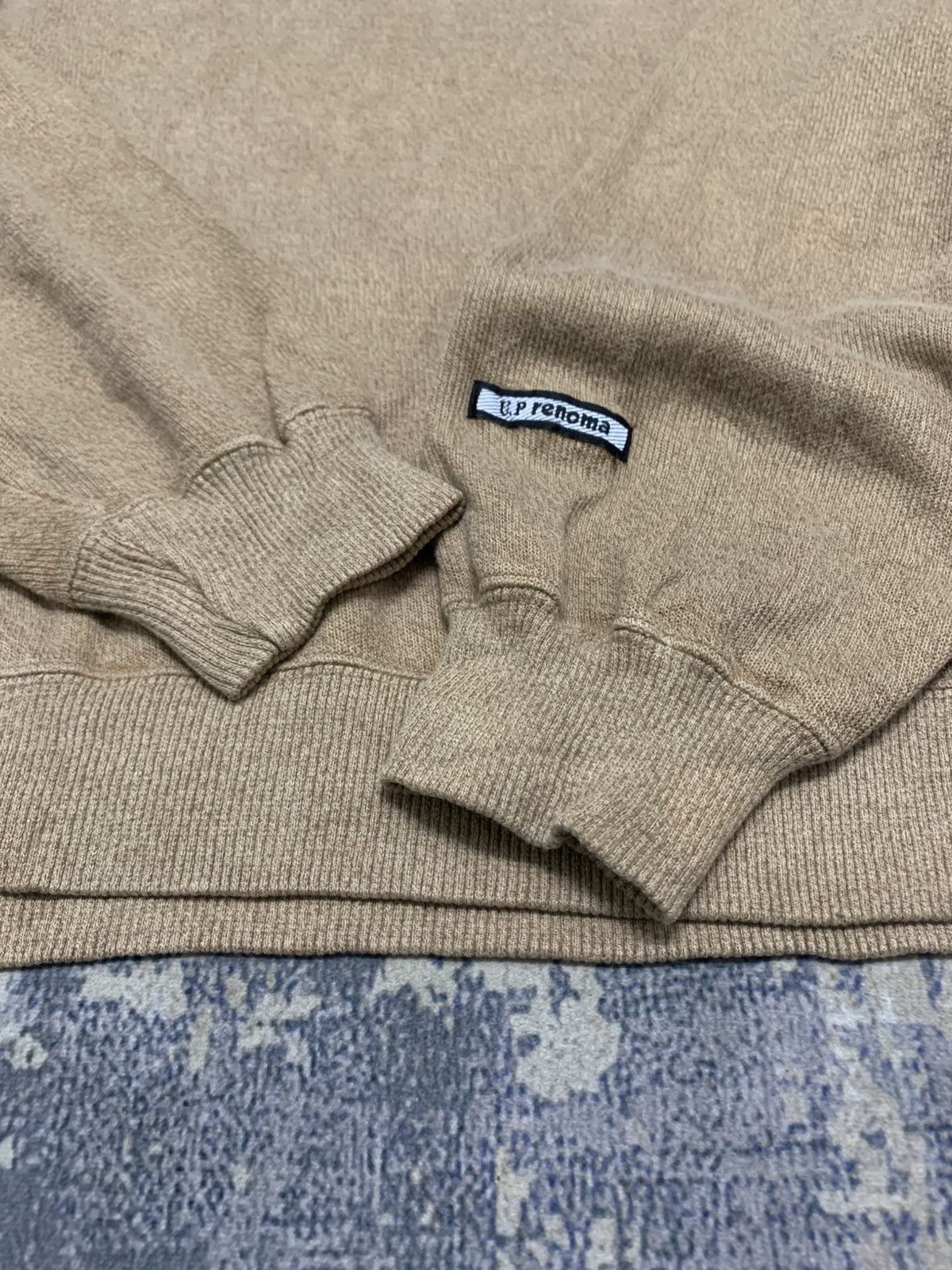 Japanese Brand Vintage 90s U.P. Renoma Uniforme Prestige Sweatshirt Tan M Size US L / EU 52-54 / 3 - 3 Thumbnail