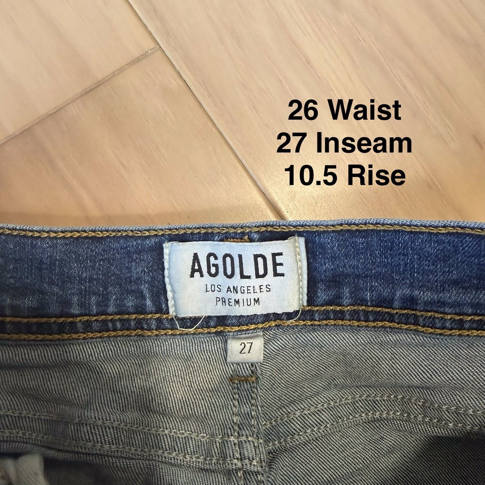Agolde Agolde Roxanne Super High Rise Skinny Jeans Women's 26 Blue Size 26" / US 2 / IT 38 - 5 Thumbnail