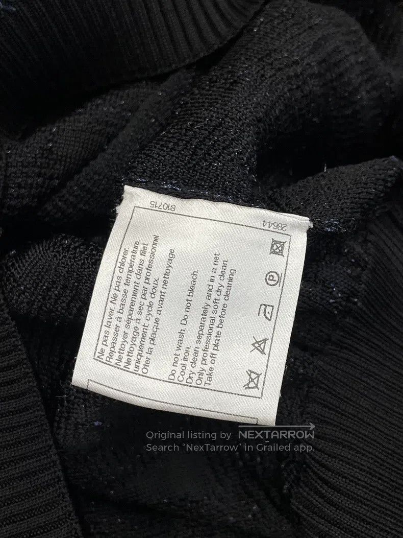 Chanel Chanel Blue and black knitted top with long sleeves Size XS / US 0-2 / IT 36-38 - 6 Thumbnail