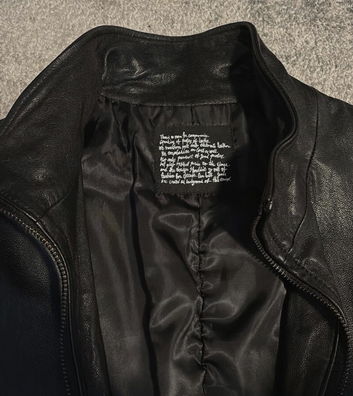 If Six Was Nine Nano Universe Japanese Leather Jacket Size US S / EU 44-46 / 1 - 5 Thumbnail