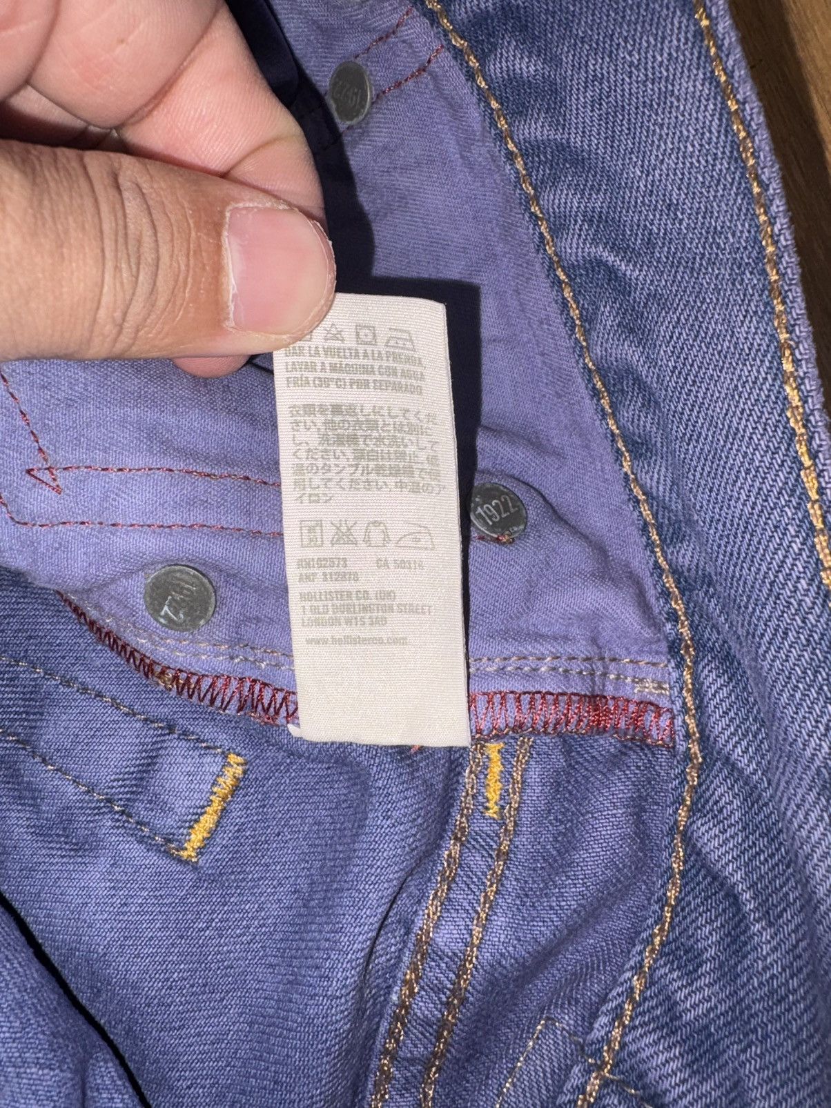 Hollister streetwear hollister low rise bootcut faded jeans Size US 32 / EU 48 - 10 Thumbnail