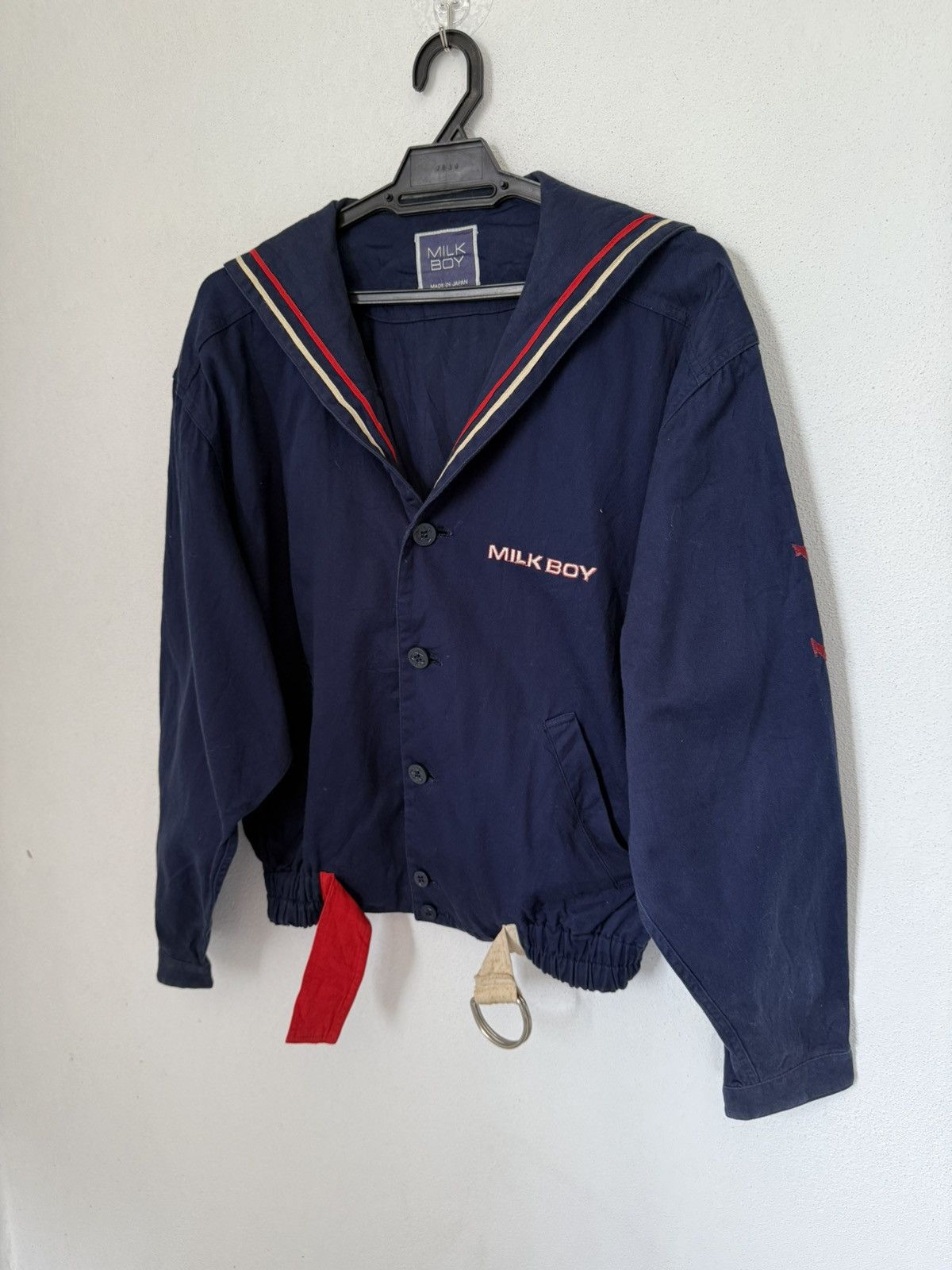 Japanese Brand × Vintage JAPAN BRAND MILK BOY BACK LACE UP SAILOR JACKET RARE Size US M / EU 48-50 / 2 - 3 Thumbnail