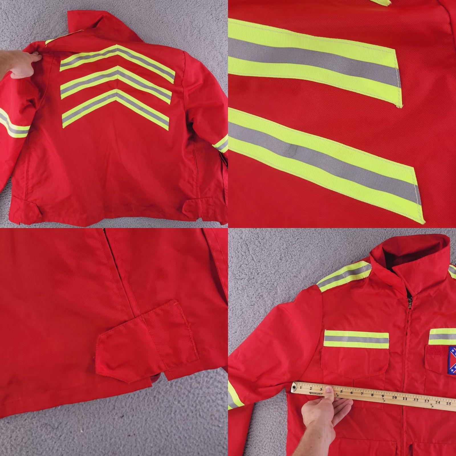 Vintage Virginia Correctional Jacket Mens M Red Basic Jacket Prisoner jail Activewear Size US M / EU 48-50 / 2 - 8 Thumbnail
