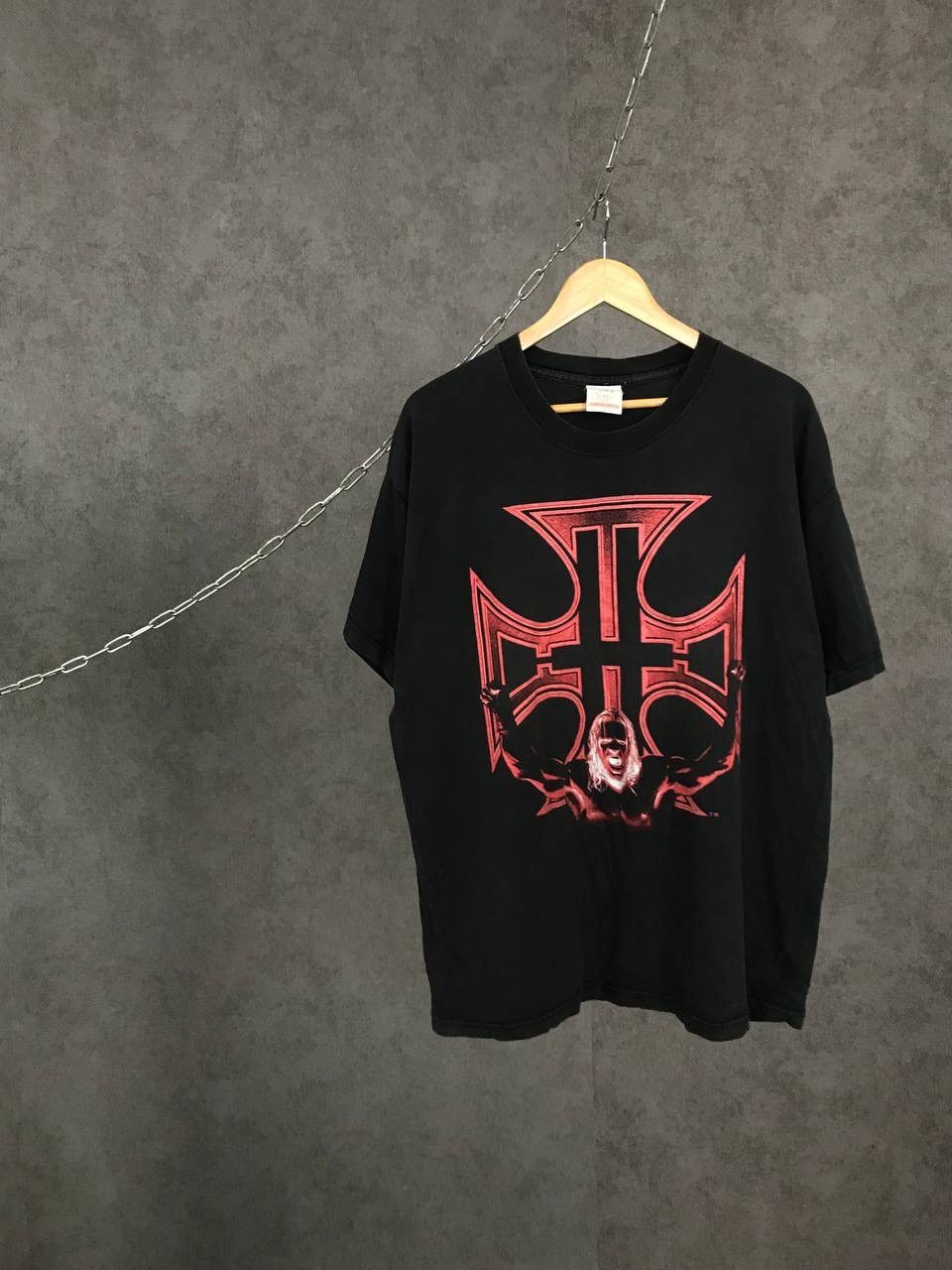 WWE Triple H WWE WWF vintage wrestling overprinted tee Size US XL / EU 56 / 4 - 1 Thumbnail