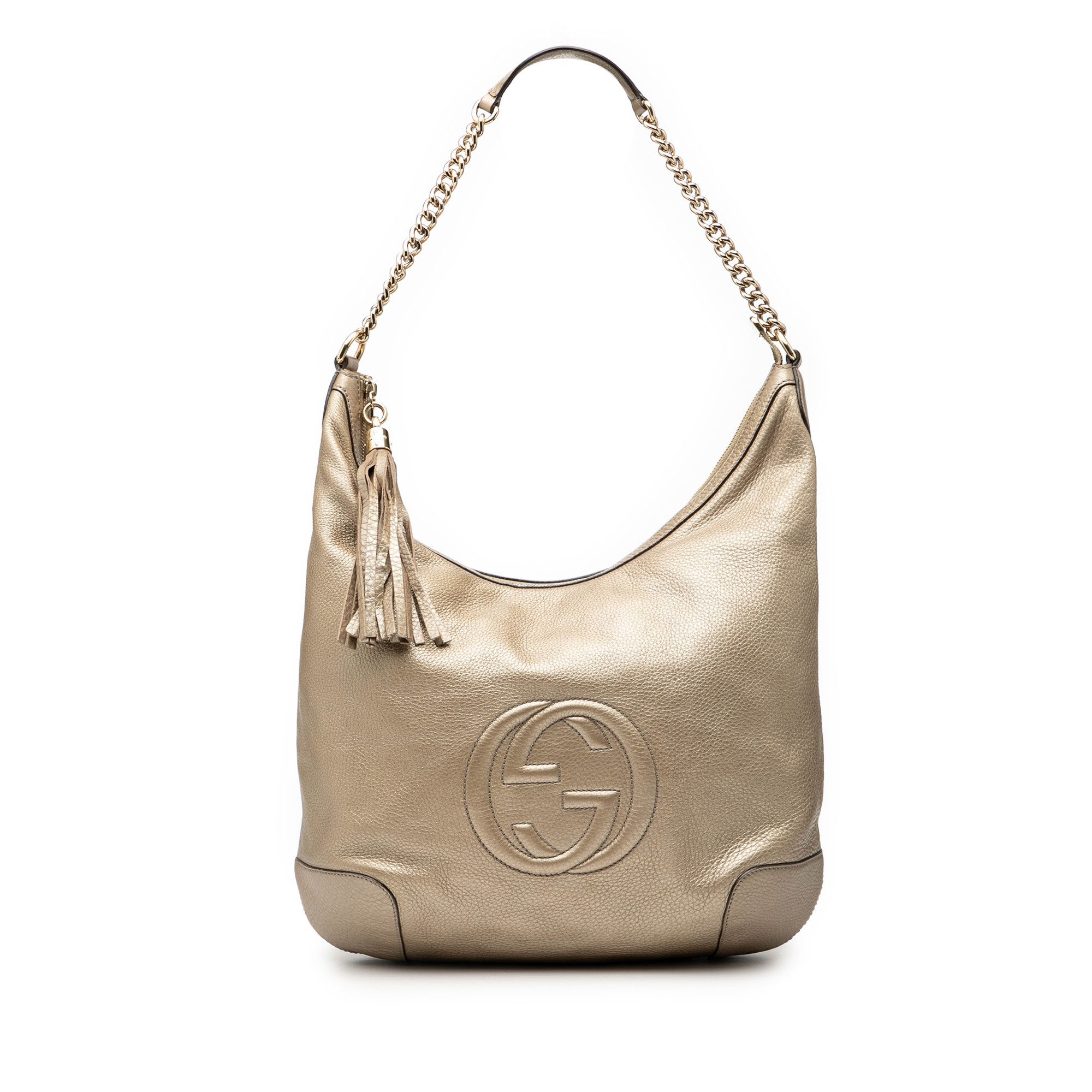 Gucci Gucci Metallic Leather Soho Shoulder Bag Size ONE SIZE - 1 Thumbnail