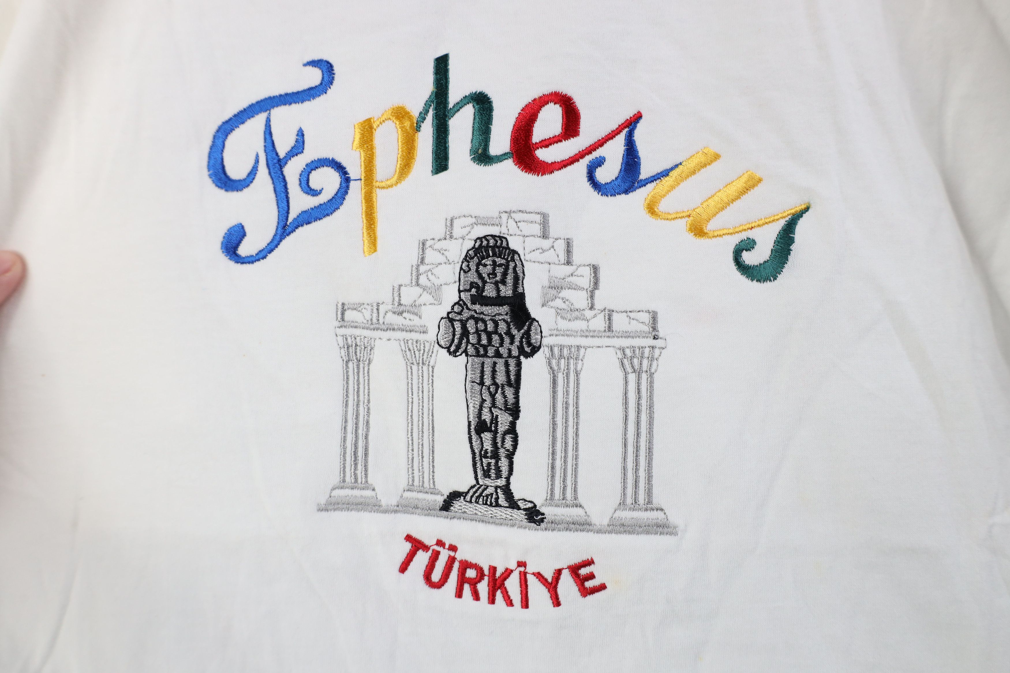 Vintage Vintage 90s Streetwear Turkey Turkiye Short Sleeve T-Shirt Size US L / EU 52-54 / 3 - 4 Thumbnail