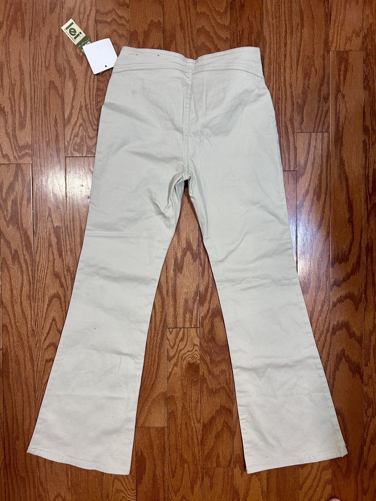 Other Flare Vintage Y2K Embroidered Lace Up Detail Low Rise Pants Size 38" / US 16 / IT 52 - 6 Thumbnail