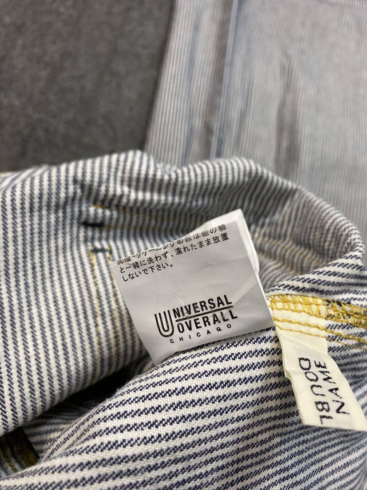 Universal Works Universal Coverall Chicago Hickory Pant Uniform Size US 26 / EU 42 - 12 Thumbnail