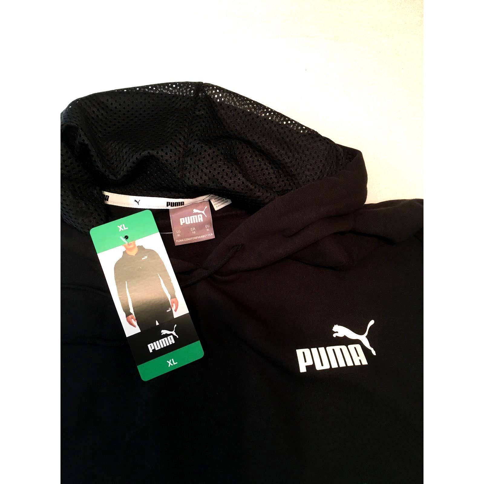 Puma Puma Size X-Large Hoodie Black/White Logo NWT Size US XL / EU 56 / 4 - 4 Thumbnail