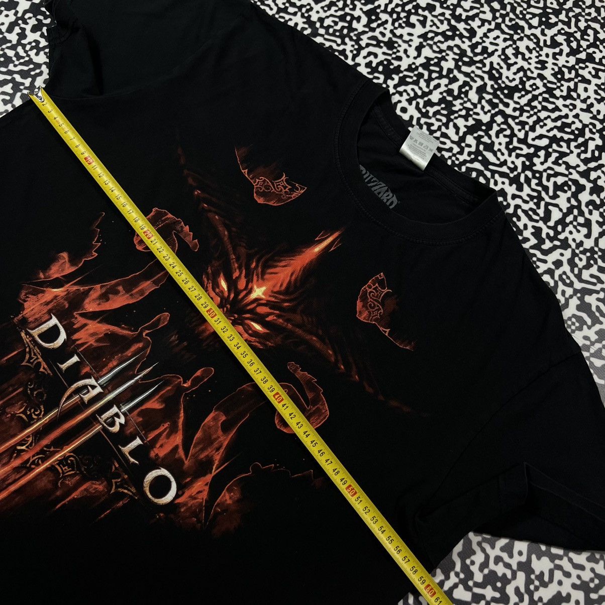 Vintage Vintage Y2K Blizzard Diablo 3 Game T-shirt Skull Devil Face Size US XL / EU 56 / 4 - 13 Thumbnail