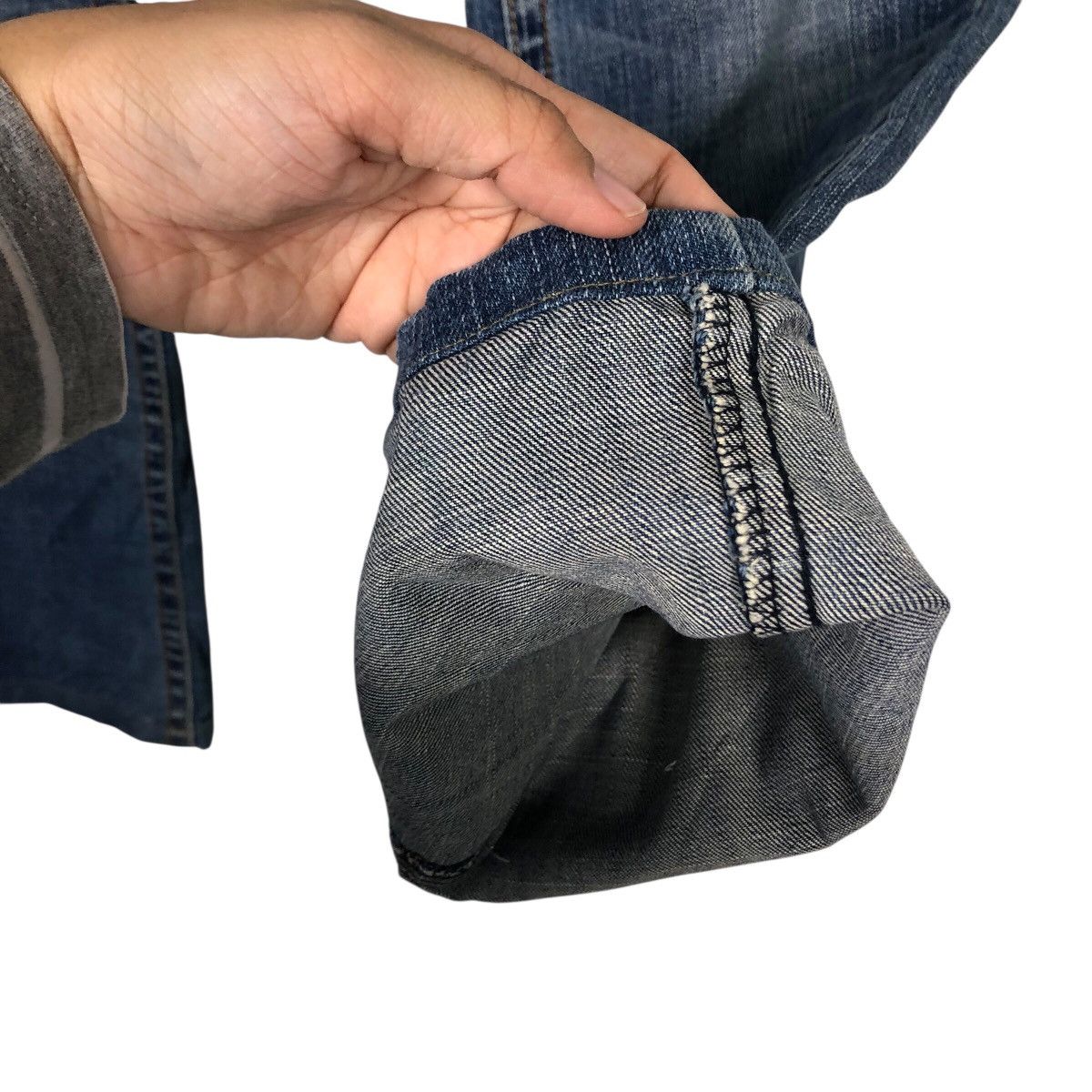 Japanese Brand ARY Denim “Angel Wing” Embroidered Back Graphic Jeans Size 28" / US 6 / IT 42 - 17 Thumbnail