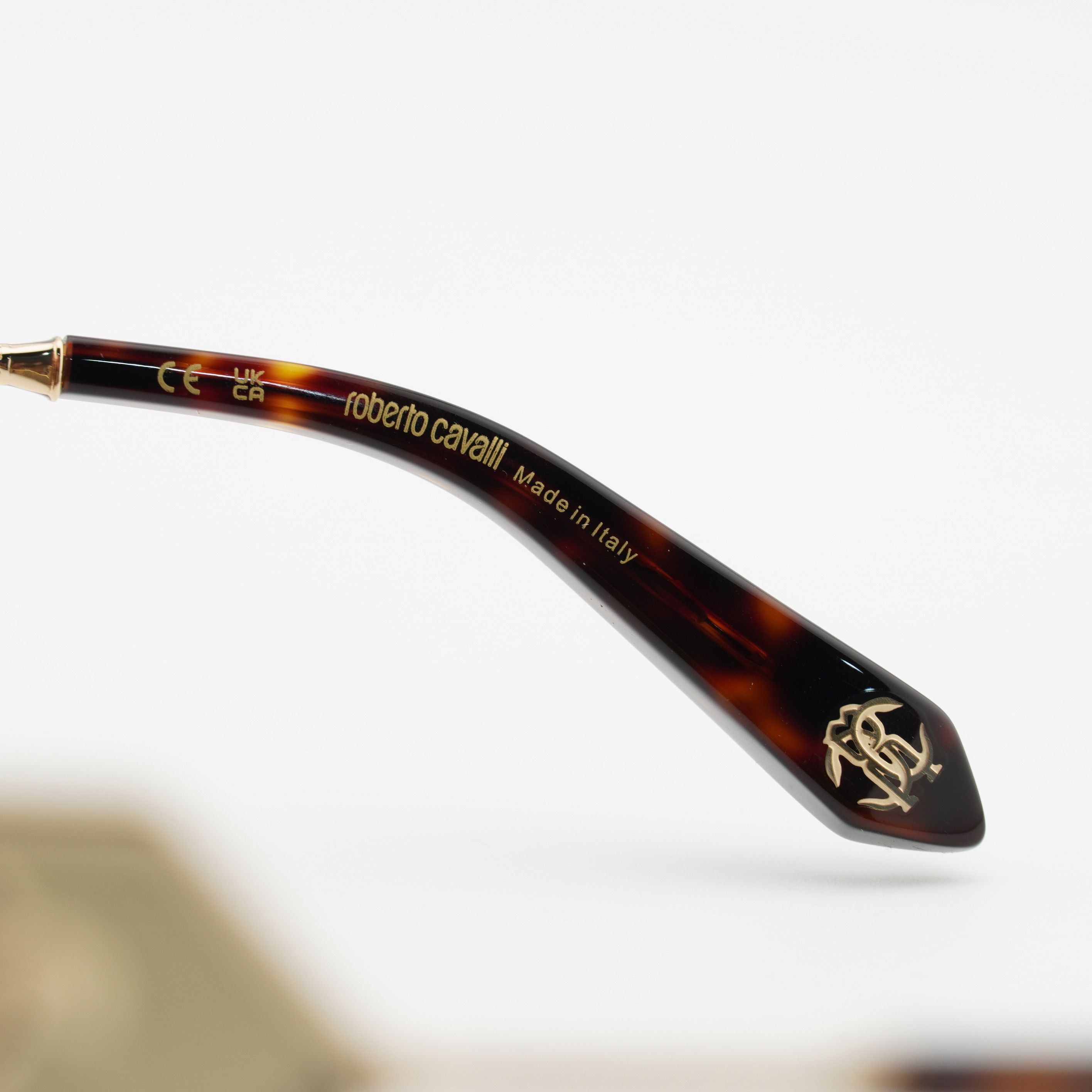 Roberto Cavalli Roberto Cavalli SRC093 300G Sunglasses Gold Shield Frame Size ONE SIZE - 3 Thumbnail