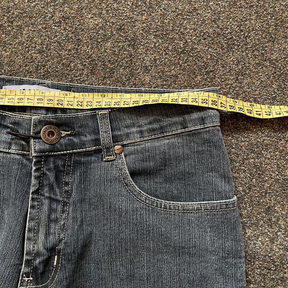 Vintage Vintage 90s Y2K Faded Denim Flared Jeans Baggy Americana 32 Size US 32 / EU 48 - 6 Thumbnail