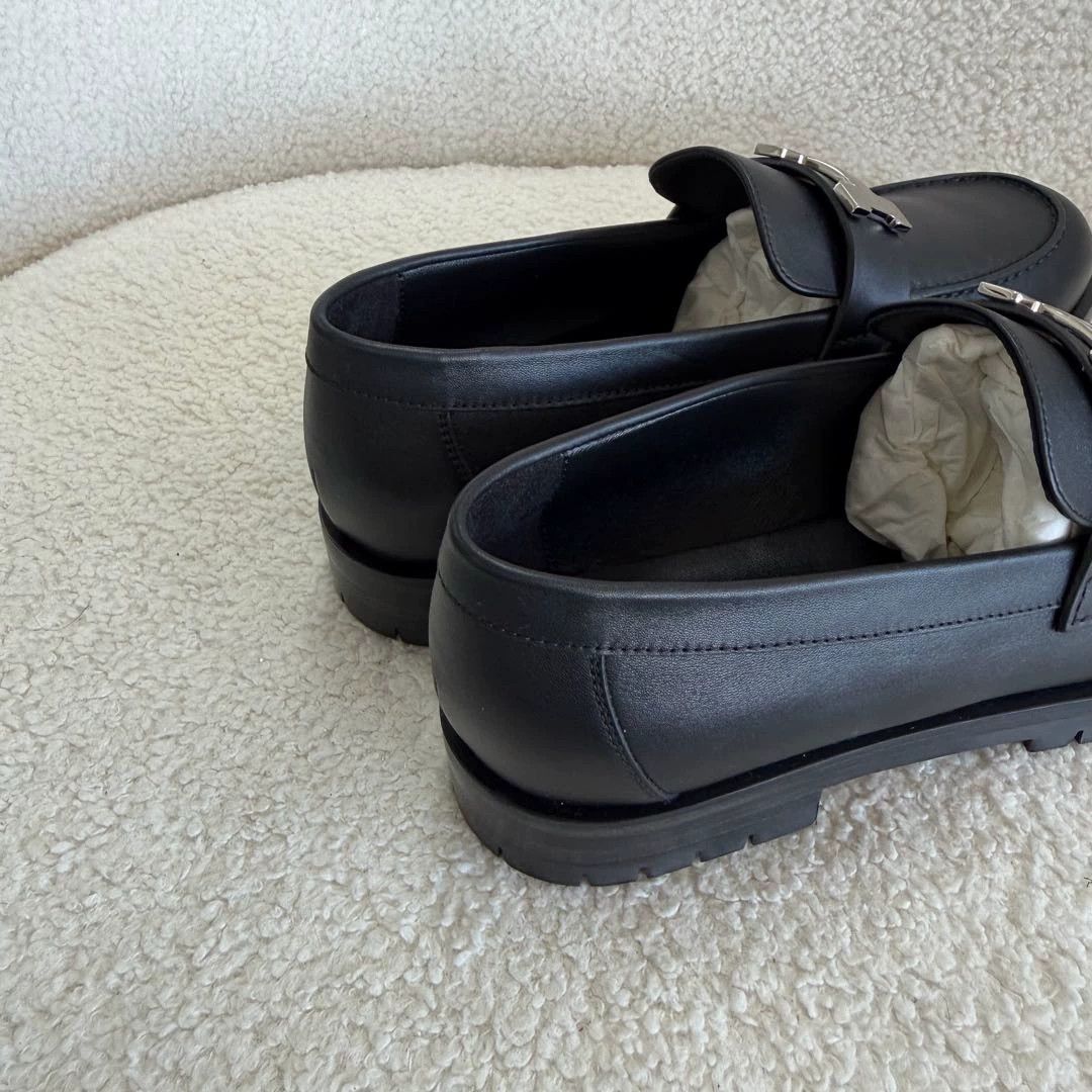 Hermes Hermes Black Loafers 36 New Unused Size US 5.5 / IT 35.5 - 7 Thumbnail