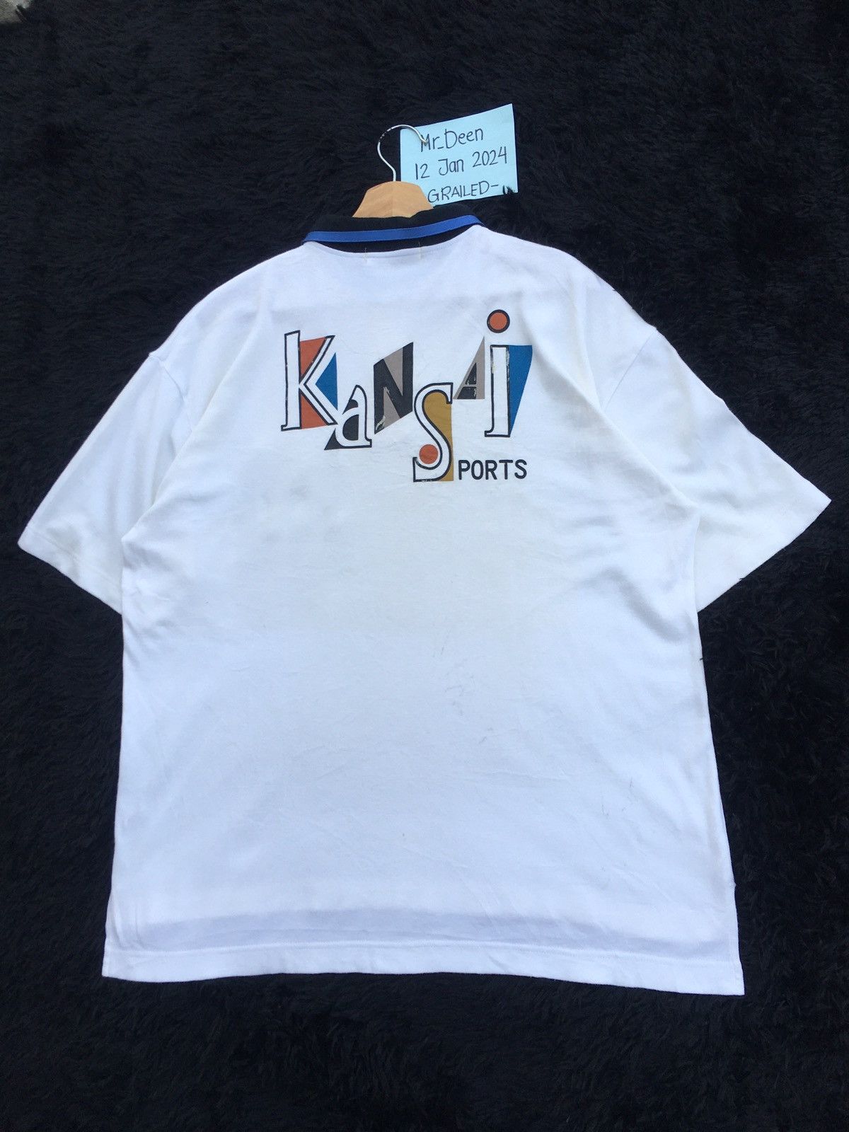 Kansai Yamamoto Rare Vintage 90s KANSAI Sports Polo Shirt Size US L / EU 52-54 / 3 - 4 Thumbnail