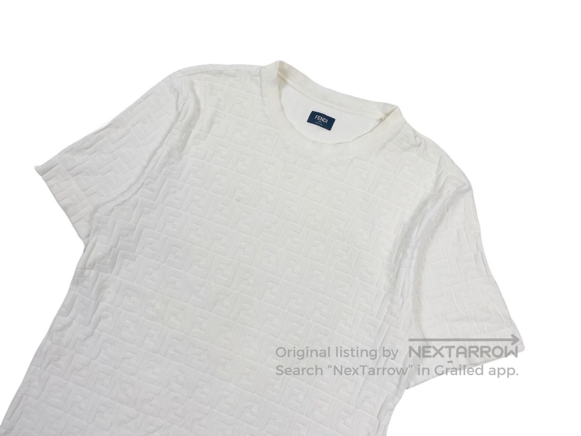 Fendi FENDI All-Over Printed Terry Cloth Short Sleeve Size US L / EU 52-54 / 3 - 3 Thumbnail