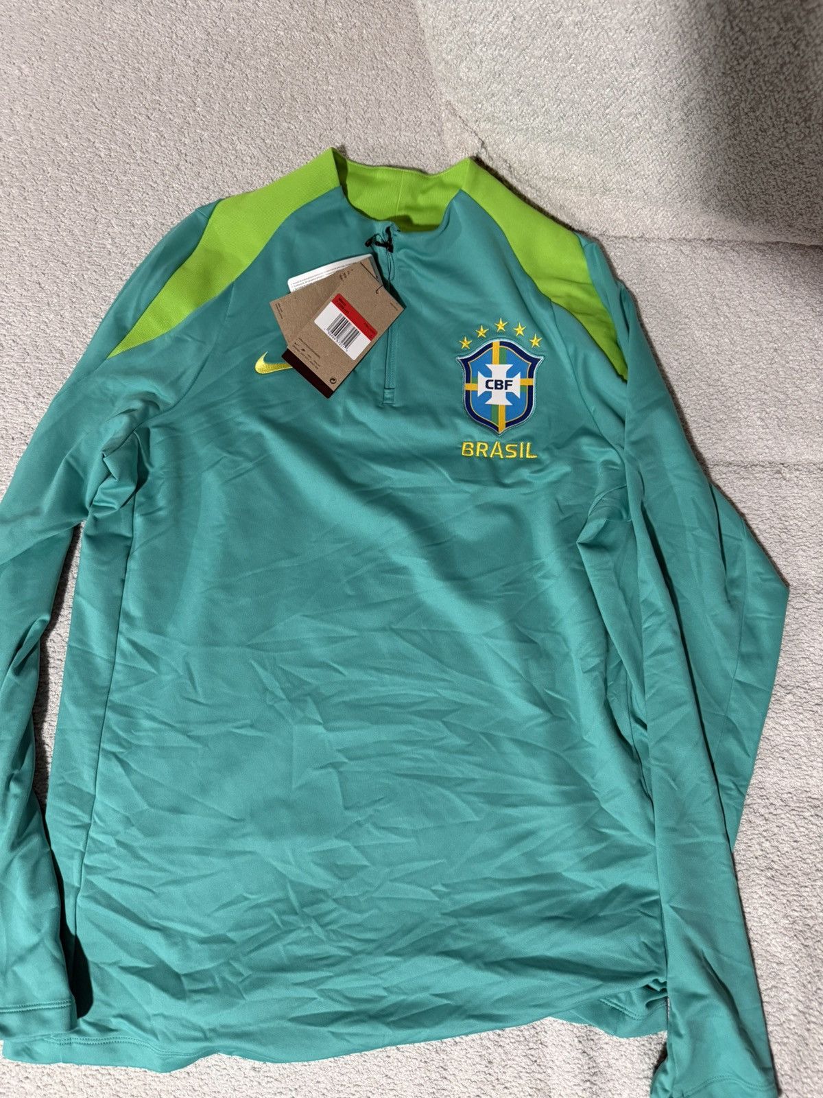 Nike 1/4 Zip Brazil Size US L / EU 52-54 / 3 - 1 Preview