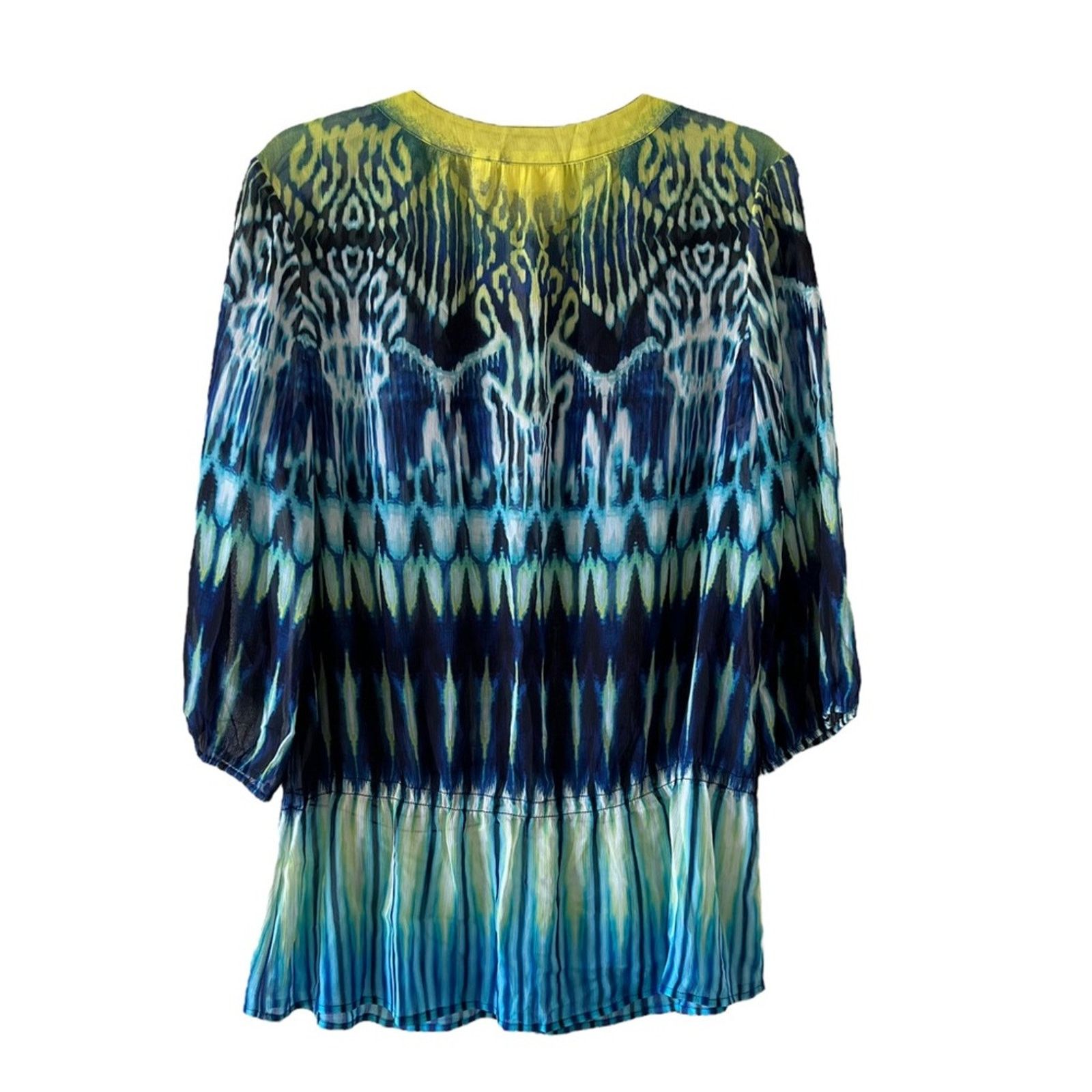 Chicos Chico’s peplum lightweight blouse size 2 / Medium Size M / US 6-8 / IT 42-44 - 3 Thumbnail