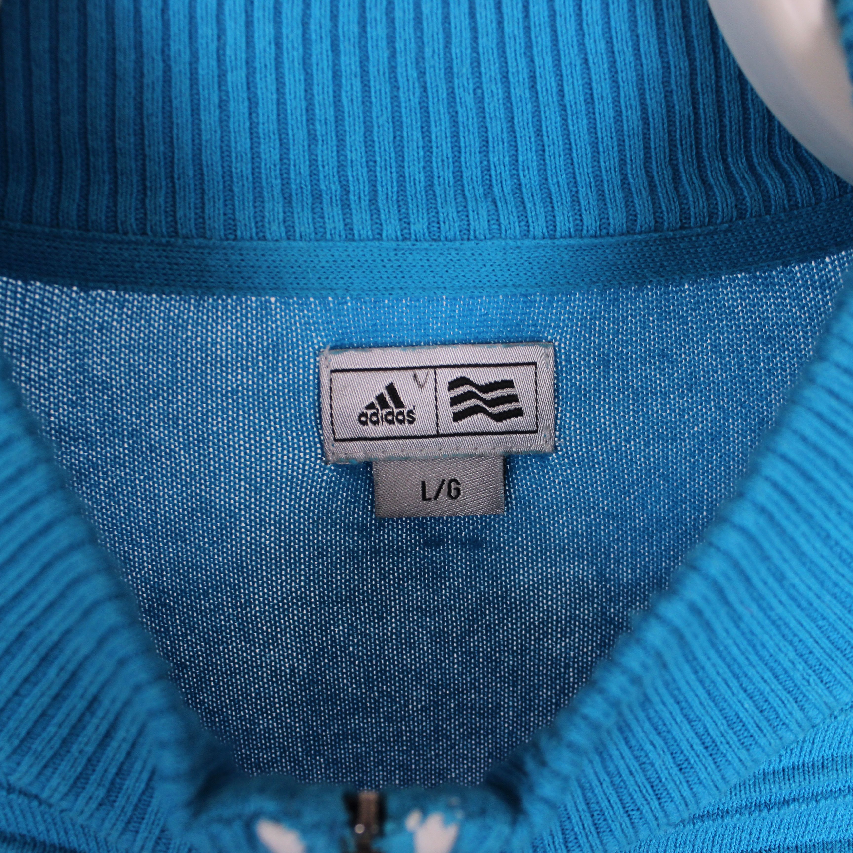 Adidas Adidas golf wool sweater jumper zip blue L Size US L / EU 52-54 / 3 - 5 Thumbnail