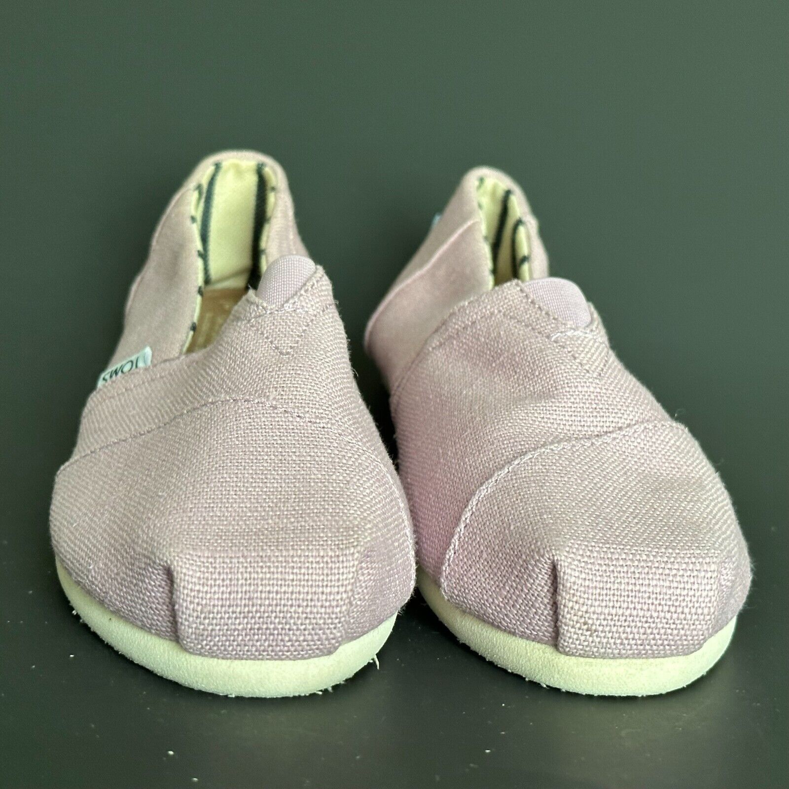 Toms TOMS Shoes Slip On, Light Purple Womens Size 6M Boat Shoe Size US 9 / IT 39 - 10 Thumbnail