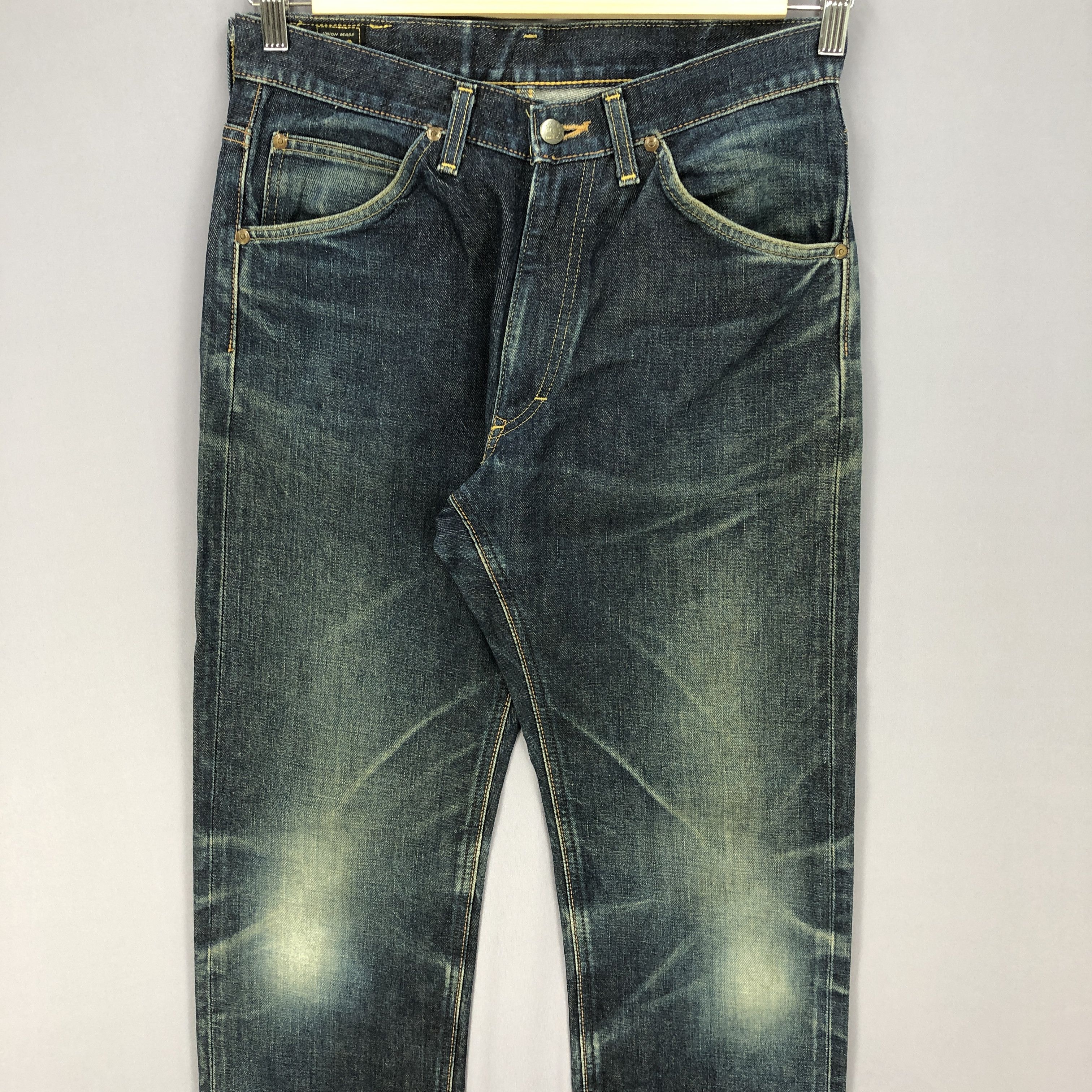 Lee Vintage 80's Lee Riders Sanforized Selvedge Jeans Denim Size US 30 / EU 46 - 3 Thumbnail
