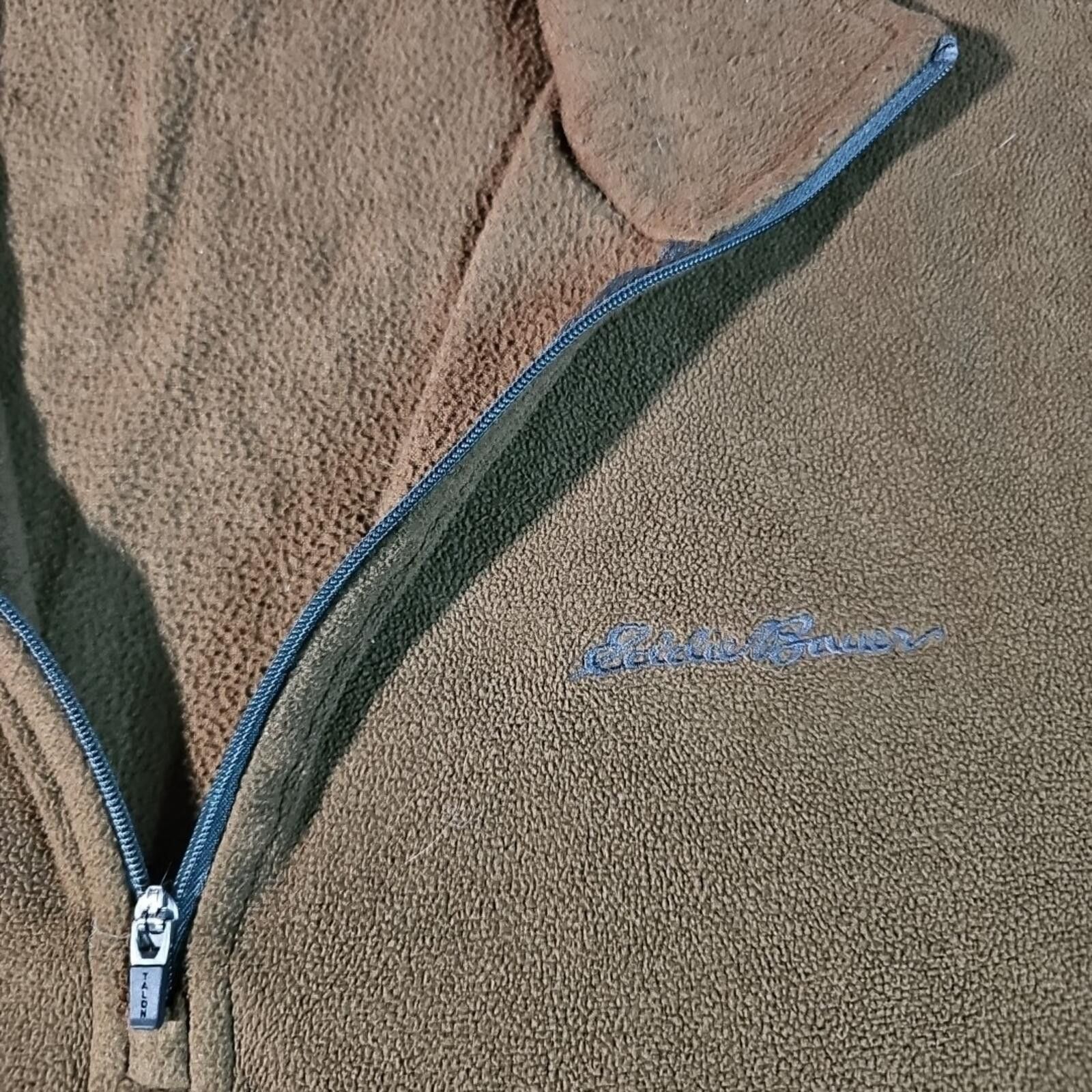 Eddie Bauer Eddie Bauer Mens M Green 1/4 Zip Fleece Sweatshirt Size US M / EU 48-50 / 2 - 2 Thumbnail