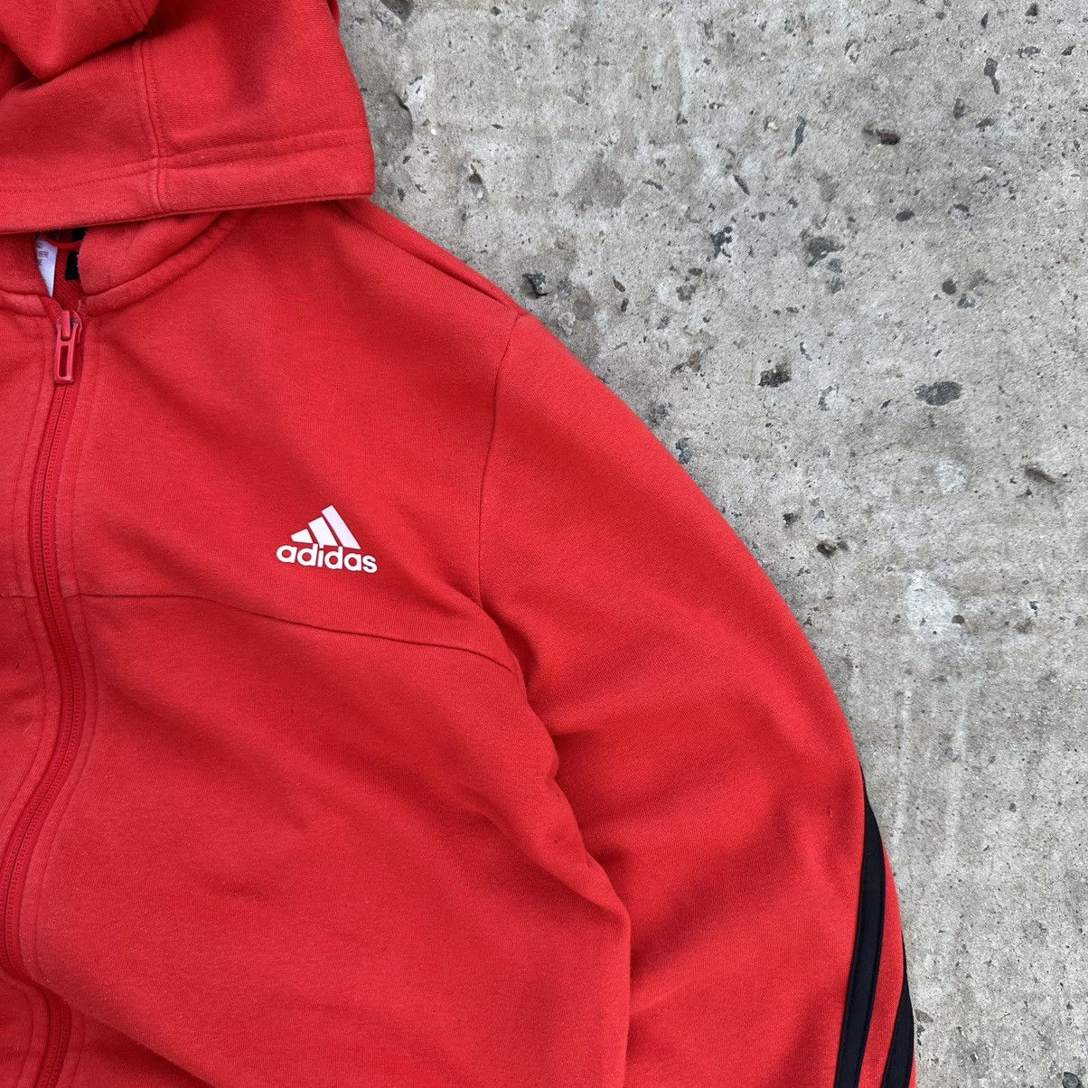 Adidas Style Punk Hype Adidas Zip Hoodie Size XL Trend 00s Y2K Size US XL / EU 56 / 4 - 6 Thumbnail