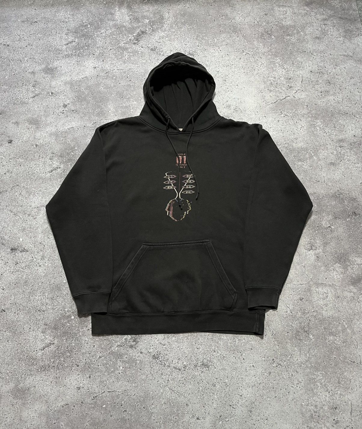 Anime Vintage Evangelion SEELE 01 "Sound Only" Hoodie Anime Delta Size US XL / EU 56 / 4 - 1 Thumbnail