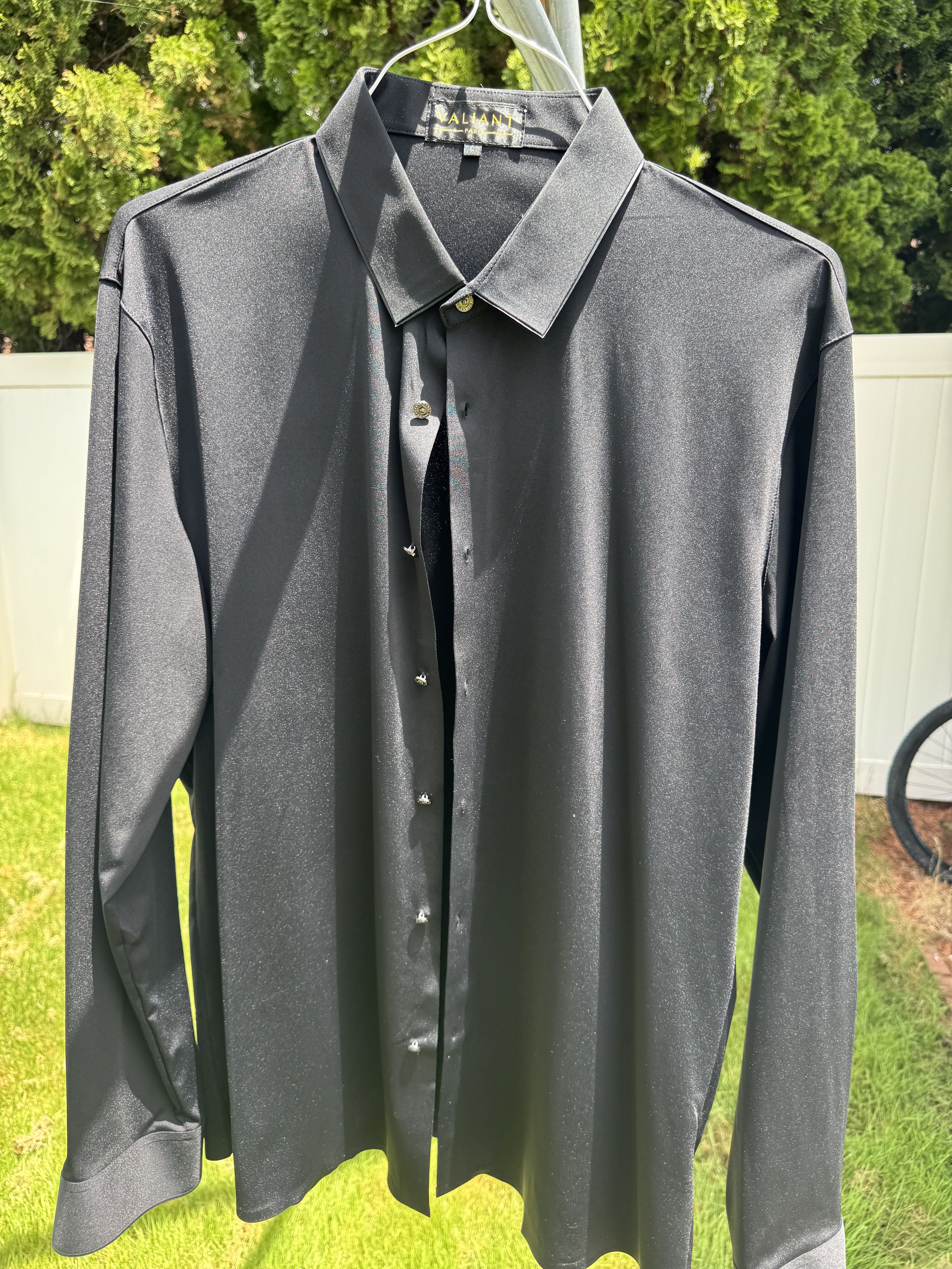 Other Valiant Men's Black Formal Shirt, L Size US L / EU 52-54 / 3 - 1 Thumbnail