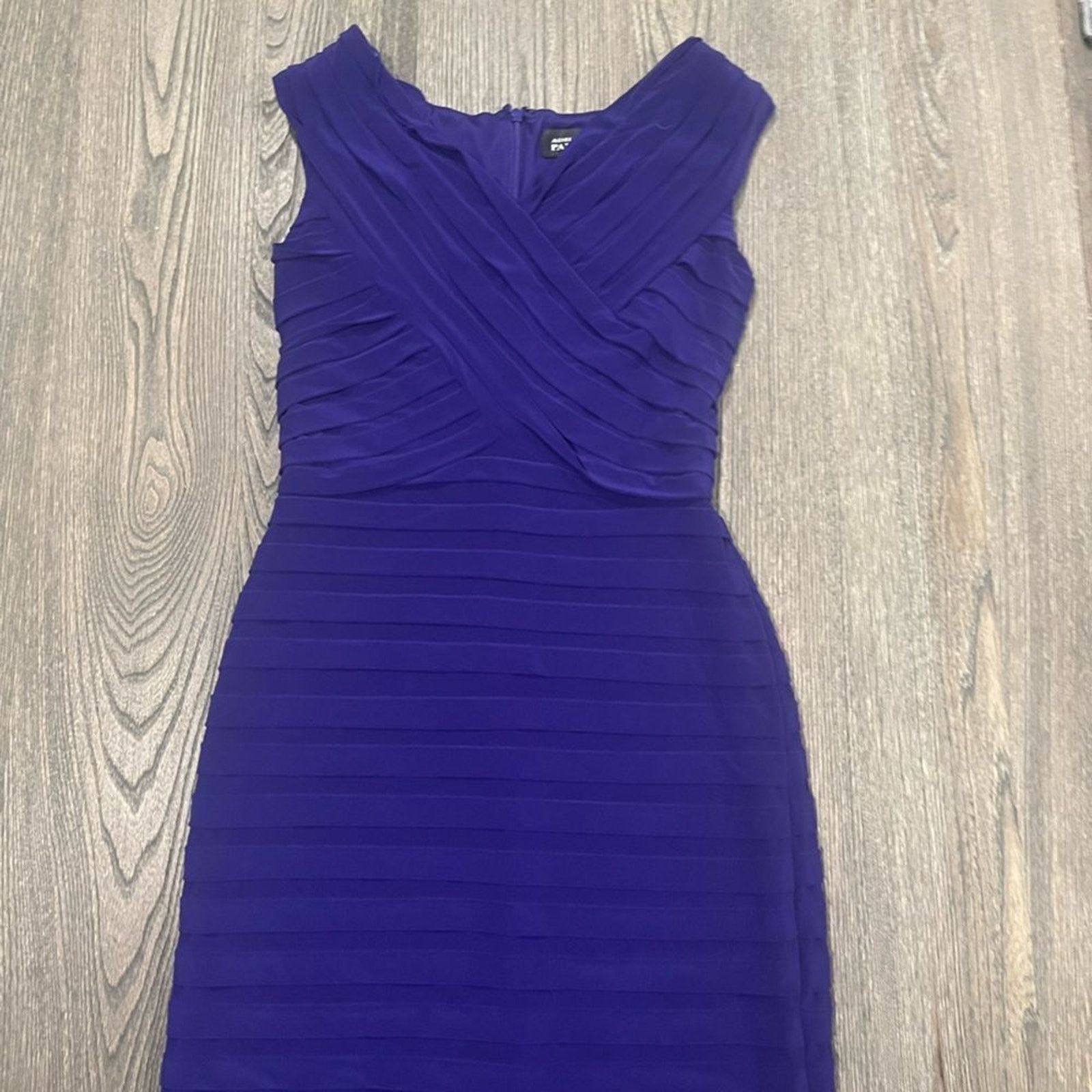 Adrianna Papell Adrianna Papell Bodycon Bandage Tiered Dress Cobalt Size 6 Size M / US 6-8 / IT 42-44 - 3 Thumbnail