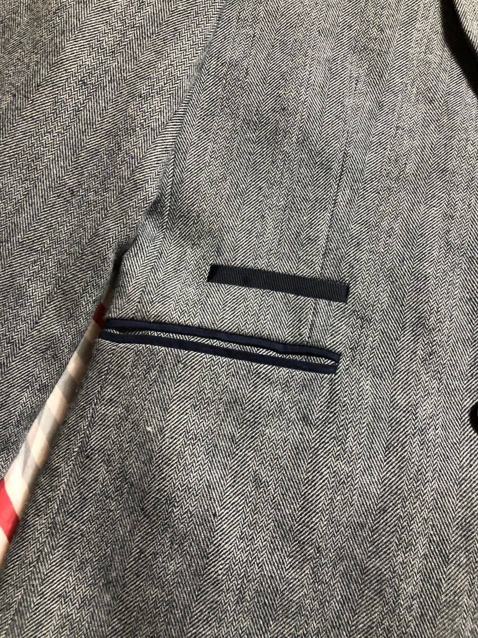 Vintage Blazer Sports Coat Jacket - w Light Chalkstripe Size 36R - 10 Thumbnail