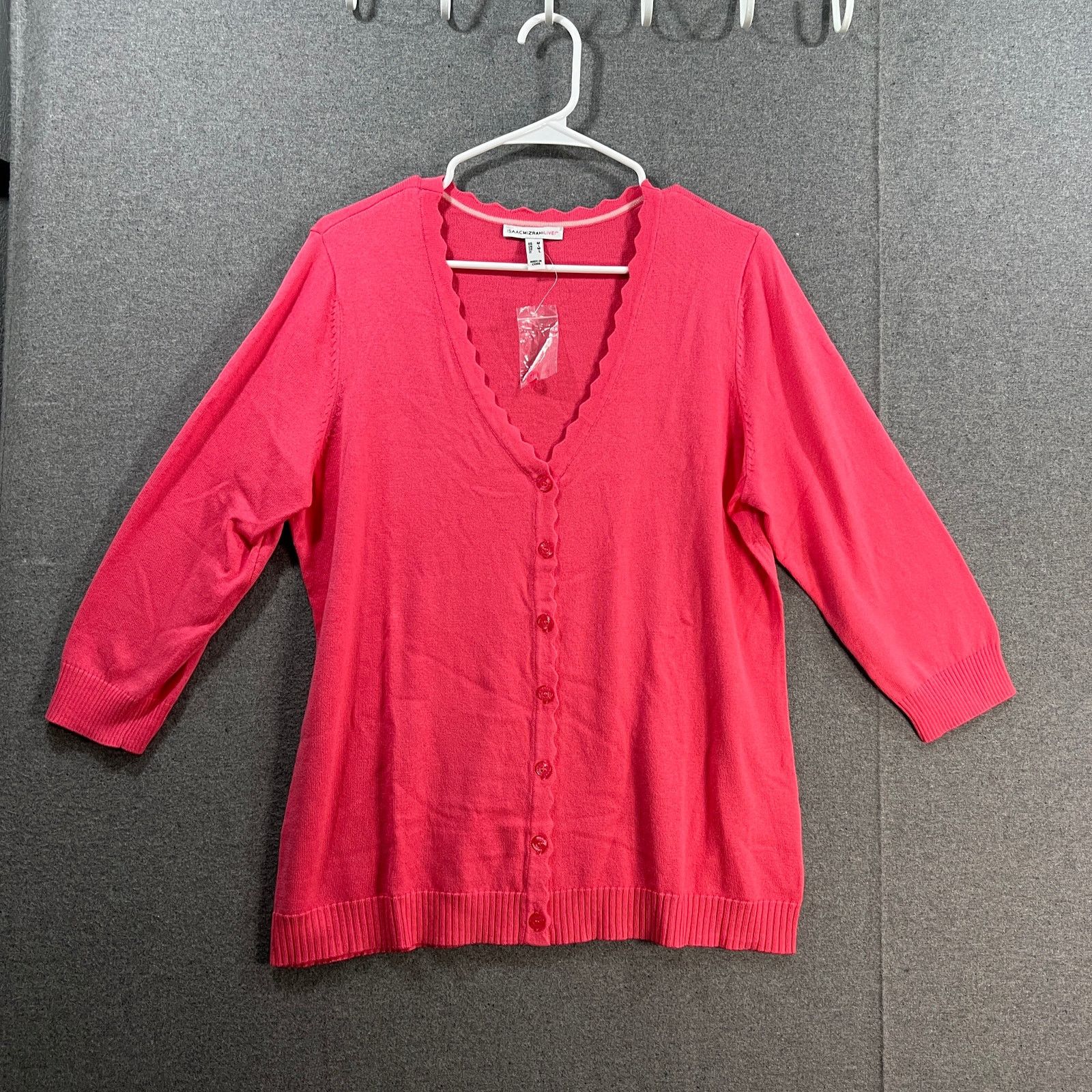 Isaac Mizrahi Isaac Mizrahi Live! 3/4 Sleeve Cardigan wit Size M / US 6-8 / IT 42-44 - 1 Thumbnail